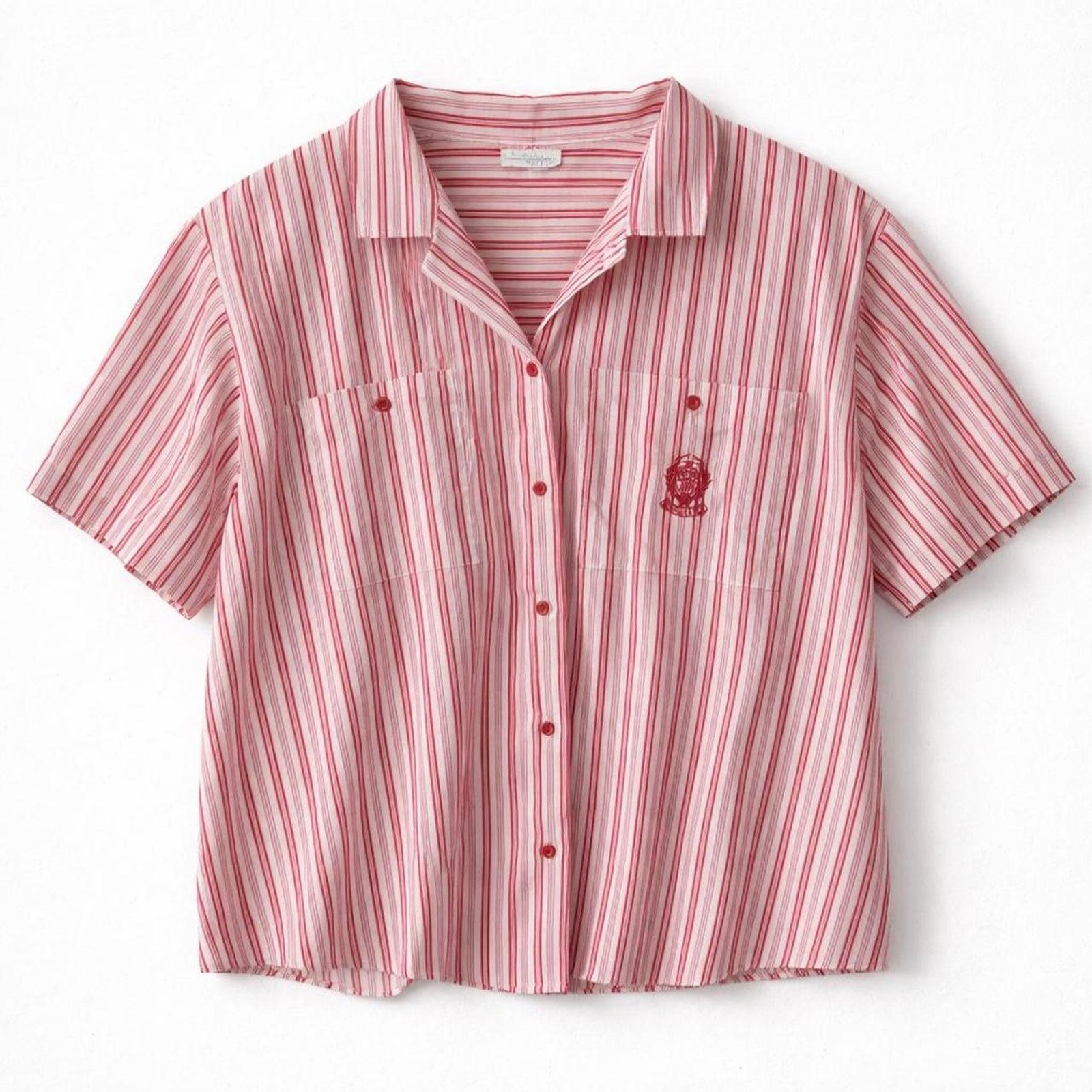 Other Vintage 90s Golden Wings red & white stripes preppy retro Size M / US 6-8 / IT 42-44 - 1 Thumbnail
