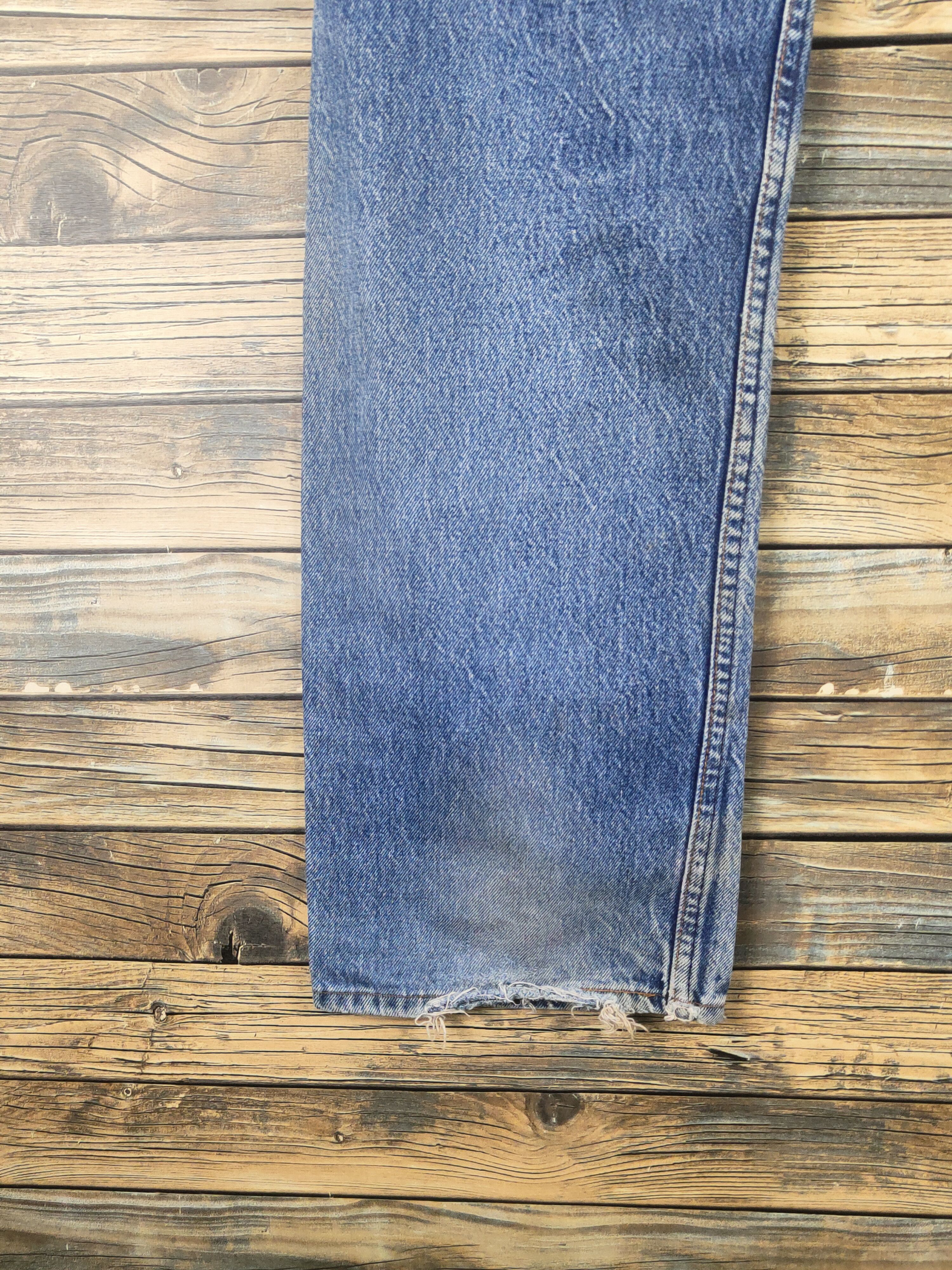 Levi's DL 80' Levi's Blue Distressed Ripped Jeans #W2268 Size US 36 / EU 52 - 11 Thumbnail