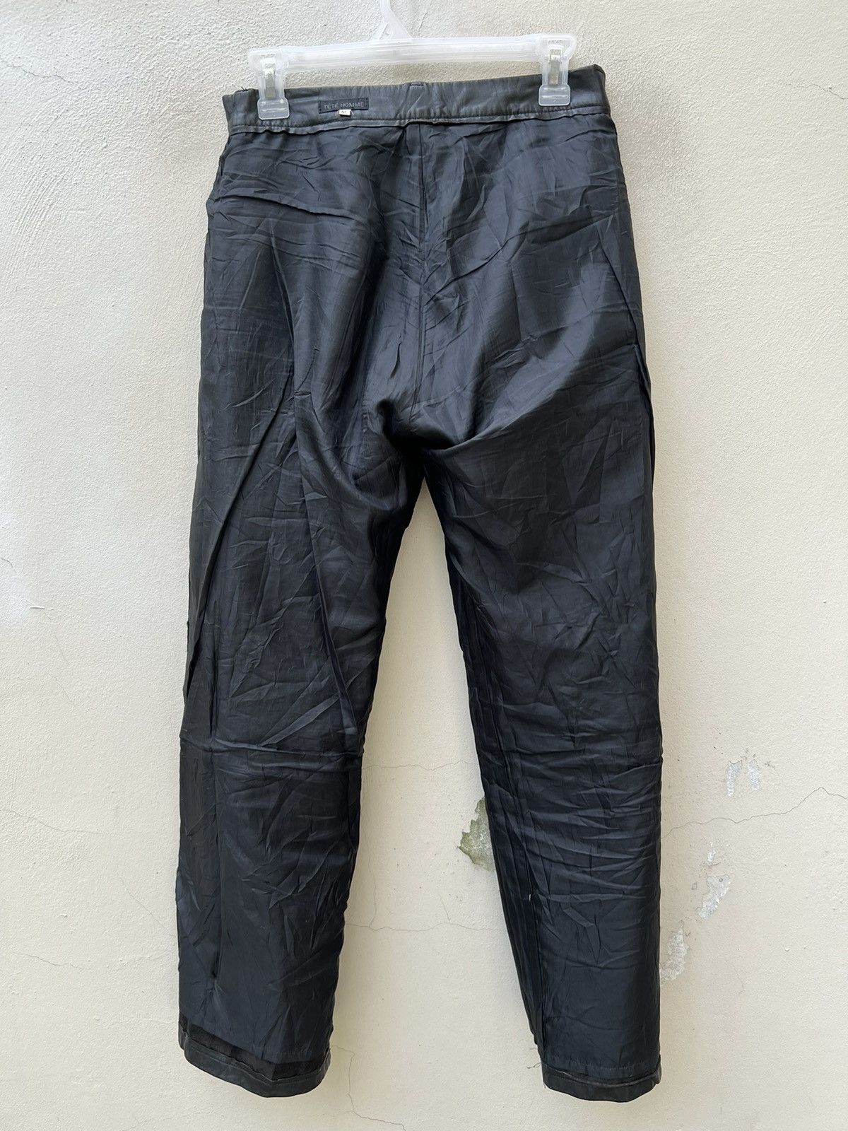 Leather Vintage Tete Homme Japan Patina Black Cowhide Leather Pant Size US 28 / EU 44 - 22 Thumbnail