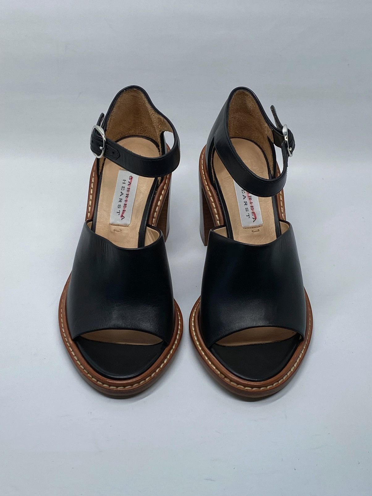 Gabriela Hearst Gabriela Hearst Beau Leather Ankle-Strap Sandals size 36 Size US 6 / IT 36 - 3 Thumbnail