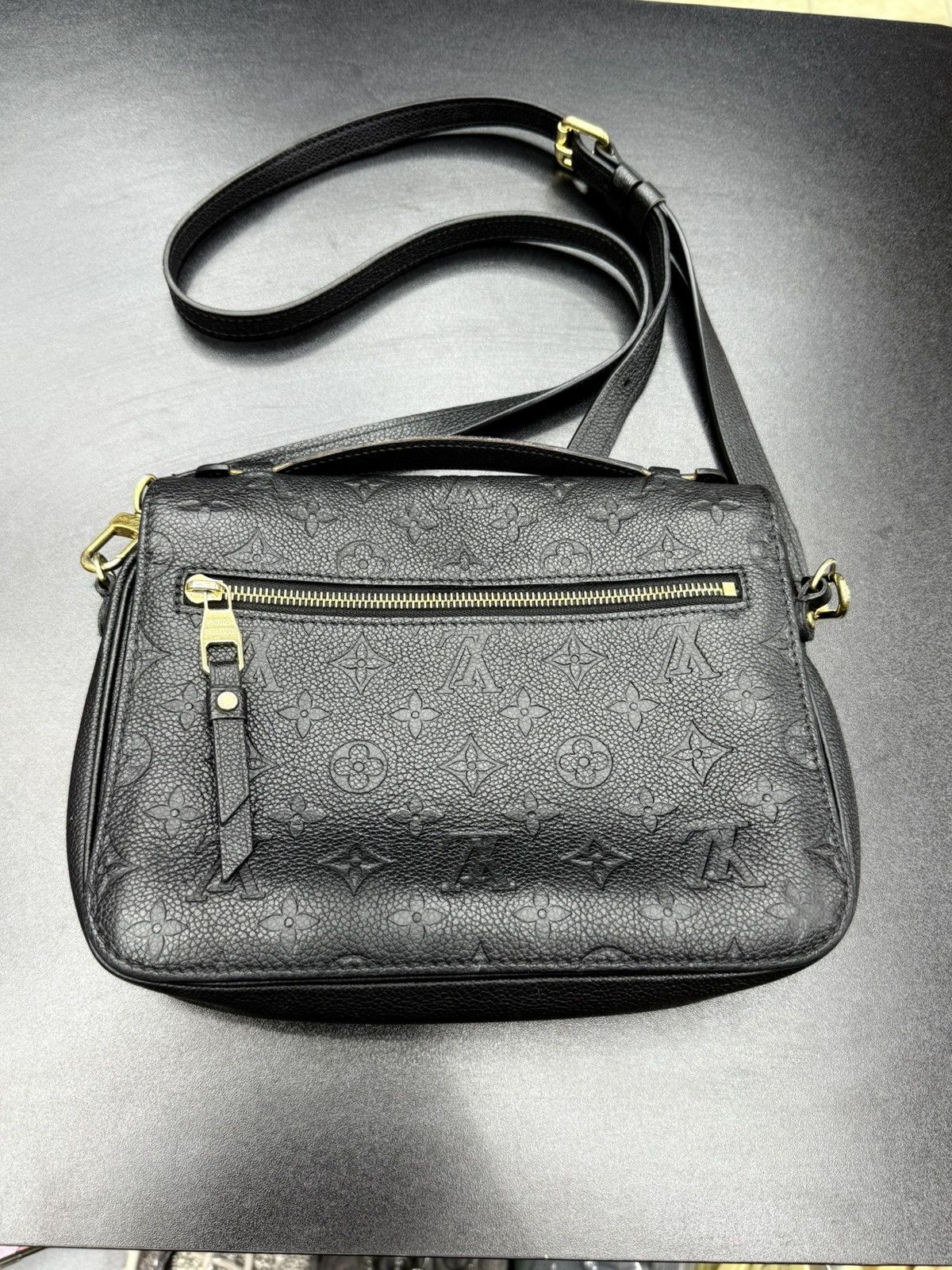 Louis Vuitton Authentic Louis Vuitton Pochette Métis Shoulder Bag Black Size ONE SIZE - 11 Thumbnail