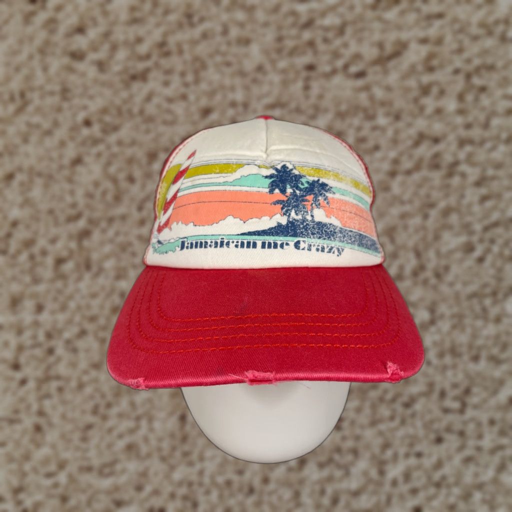 Billabong Billabong Hat Cap Snap Back Adult Pink Jamaican Me Crazy Nylon Blend Beach Palm Size ONE SIZE - 1 Thumbnail