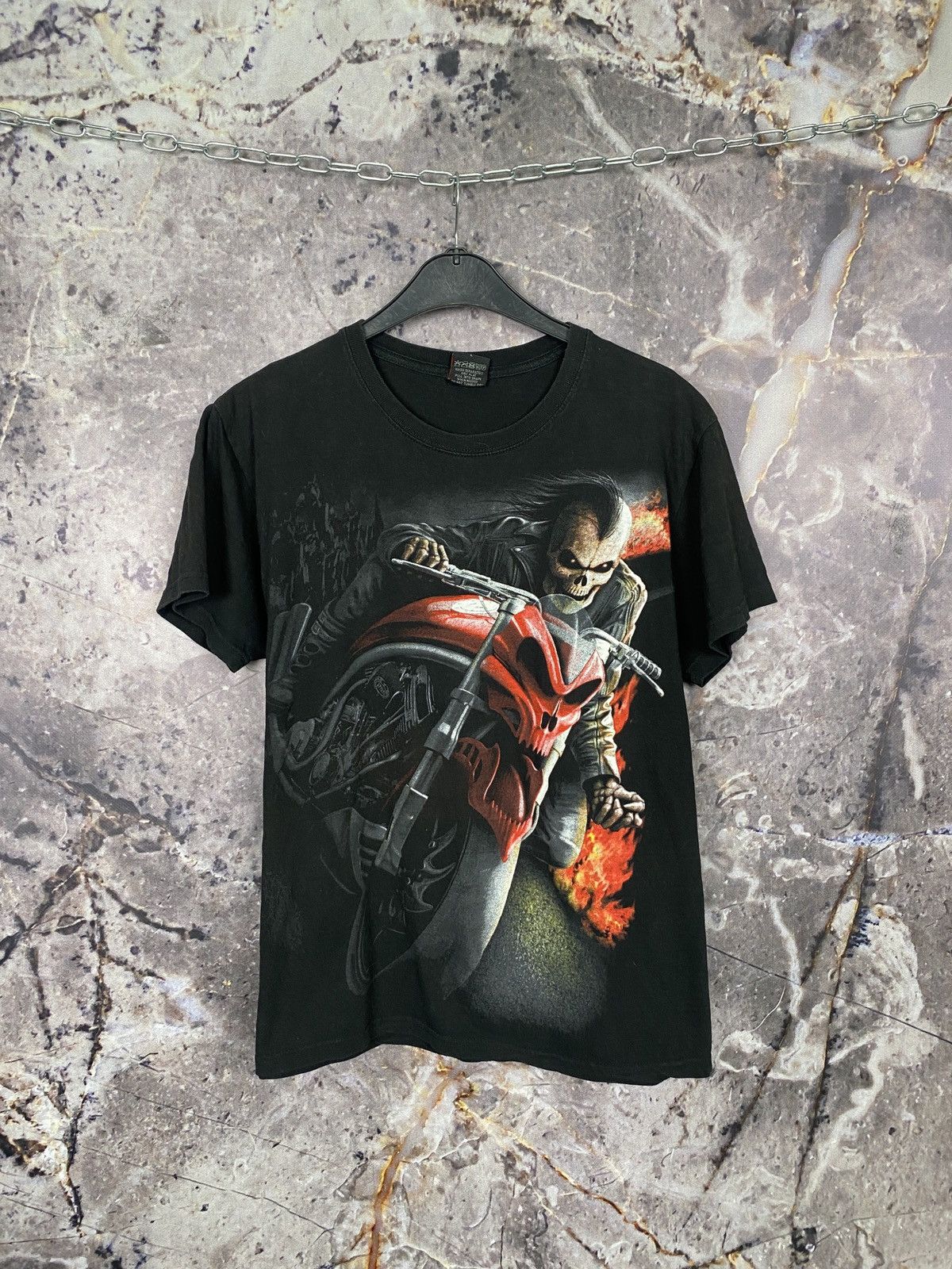 Vintage Men’s Spiral T-Shirt Ghost Rider Vintage Size L Large Size US L / EU 52-54 / 3 - 2 Thumbnail