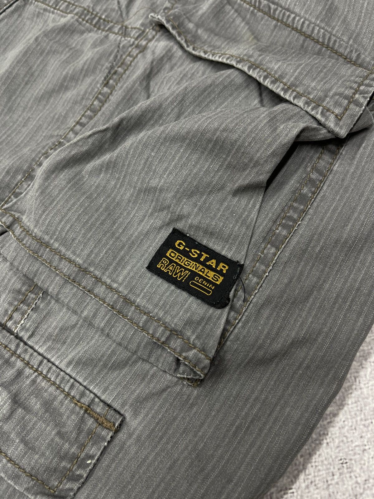 G-Star Vintage G-Star Raw New Desert Shorts Grey Y2K Size US 32 / EU 48 - 4 Thumbnail