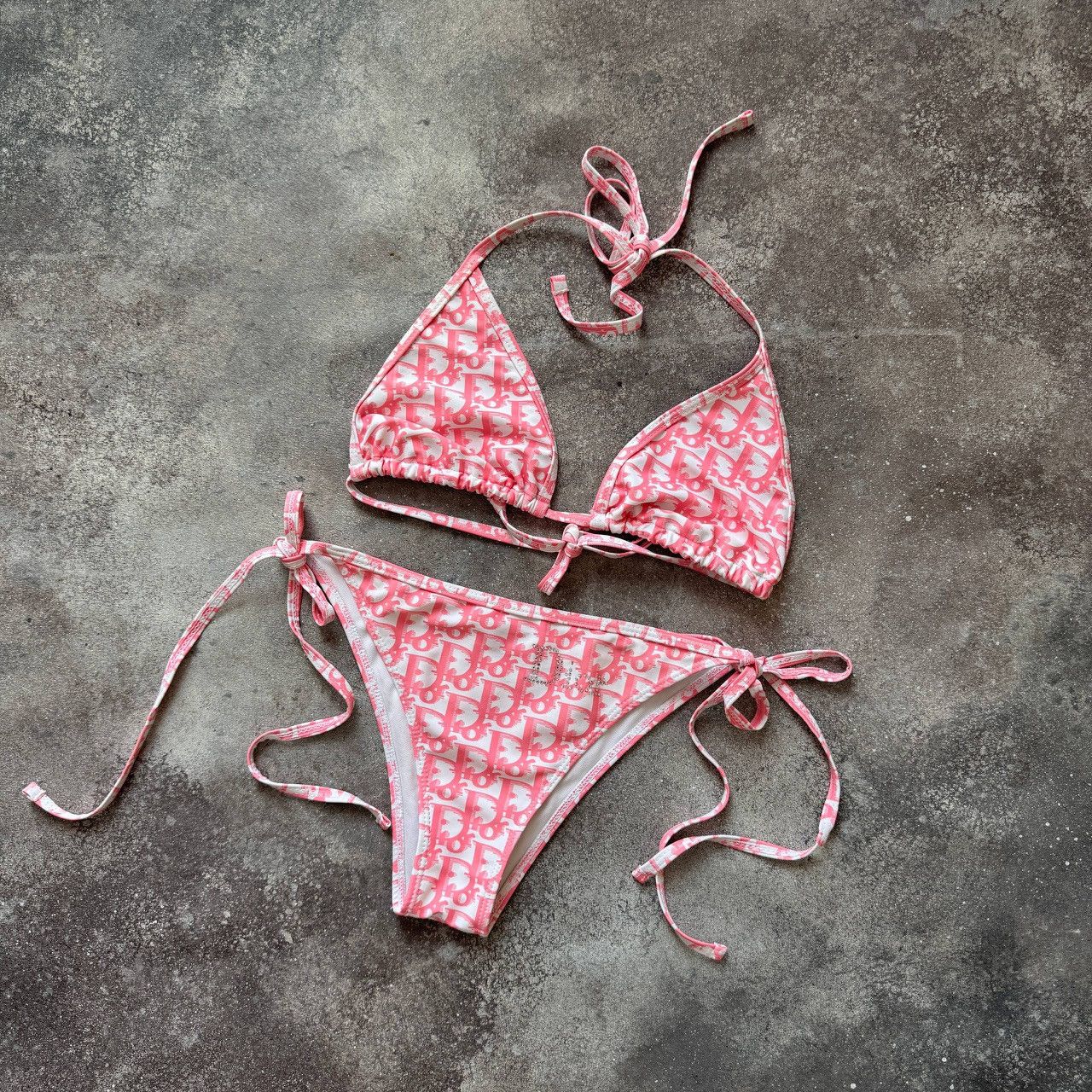 Dior Christian Dior by John Galliano 2000's Y2K Bikini Swimwear