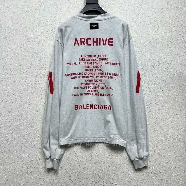 Balenciaga Balenciaga X Apple Music Grey Sweatshirt. Size US XS / EU 42 / 0 - 2 Thumbnail