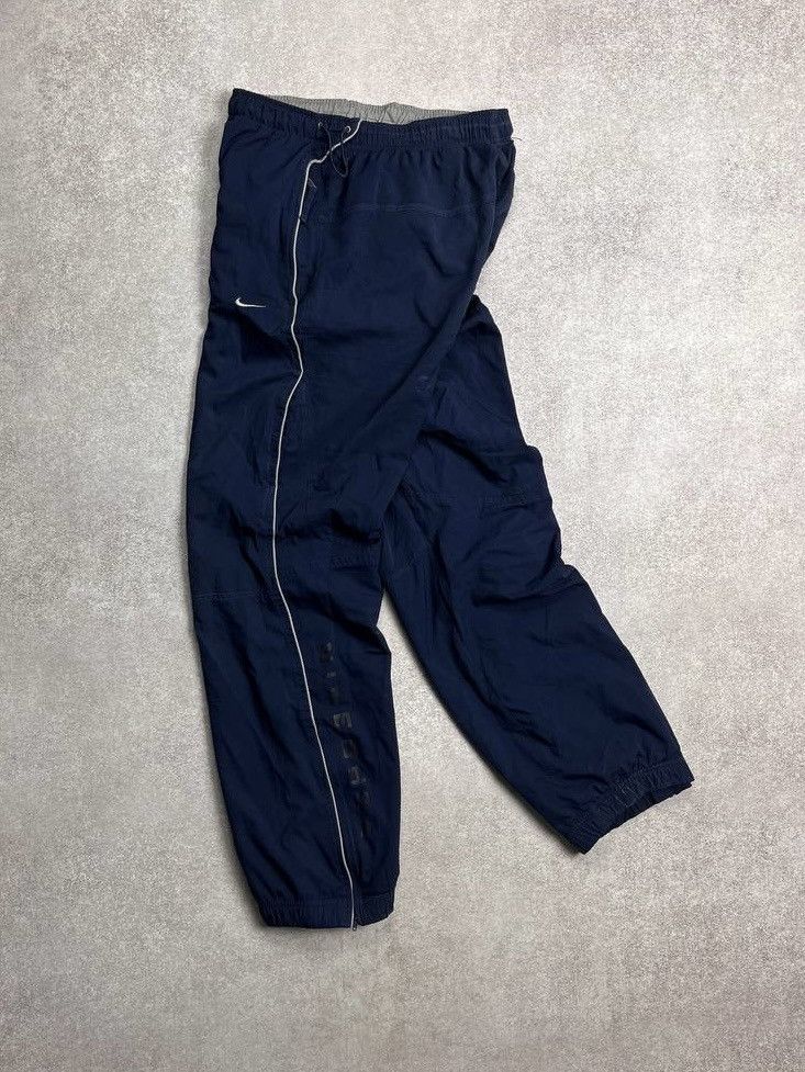 Nike × Vintage Vintage Nike Shox Baggy Nylon Trackpants Y2K S Size US 31 - 3 Thumbnail