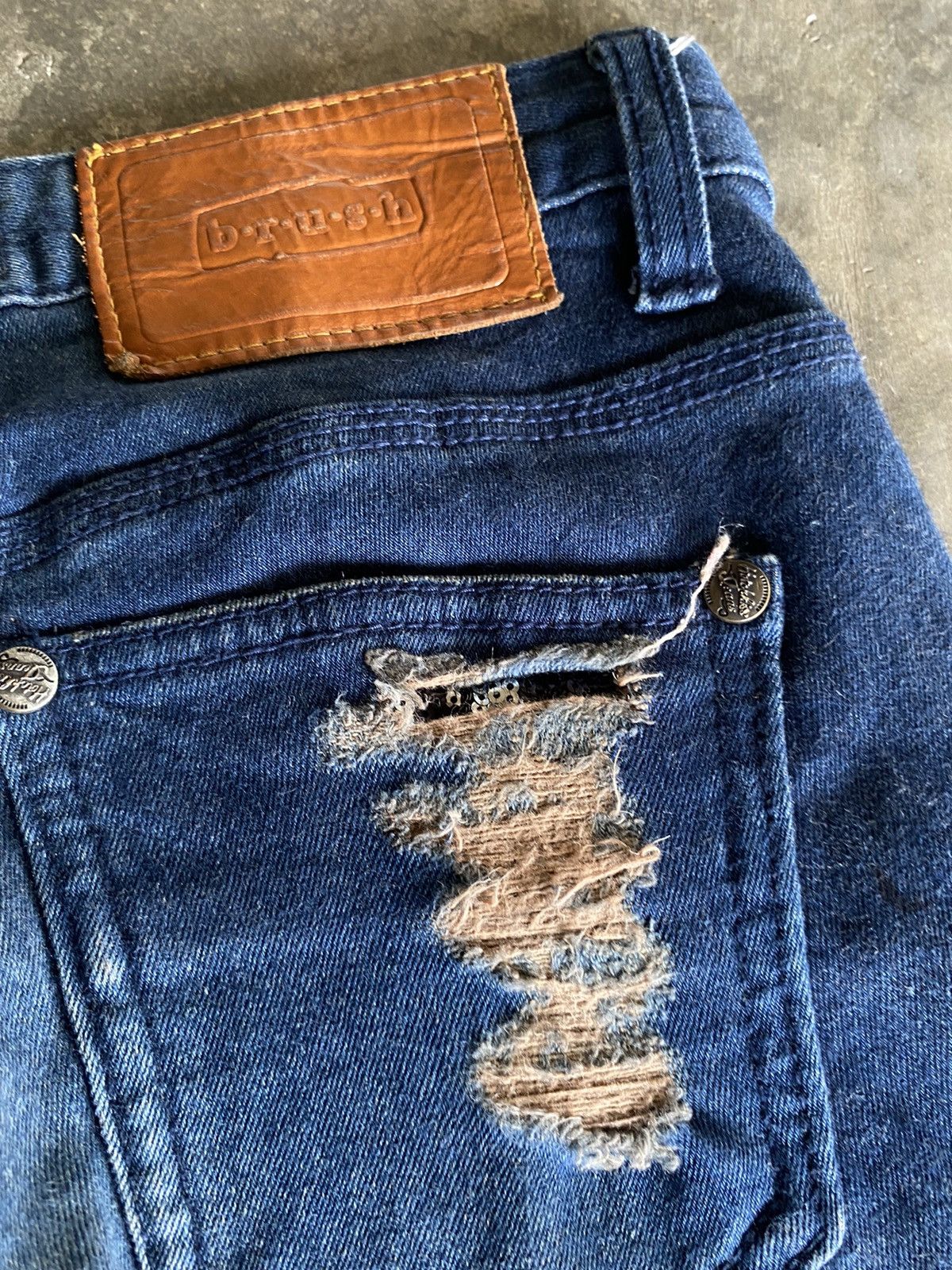Japanese Brand BRUSH IFSIXWASNINE DENIM PANTS Size 27" / US 4 / IT 40 - 8 Thumbnail