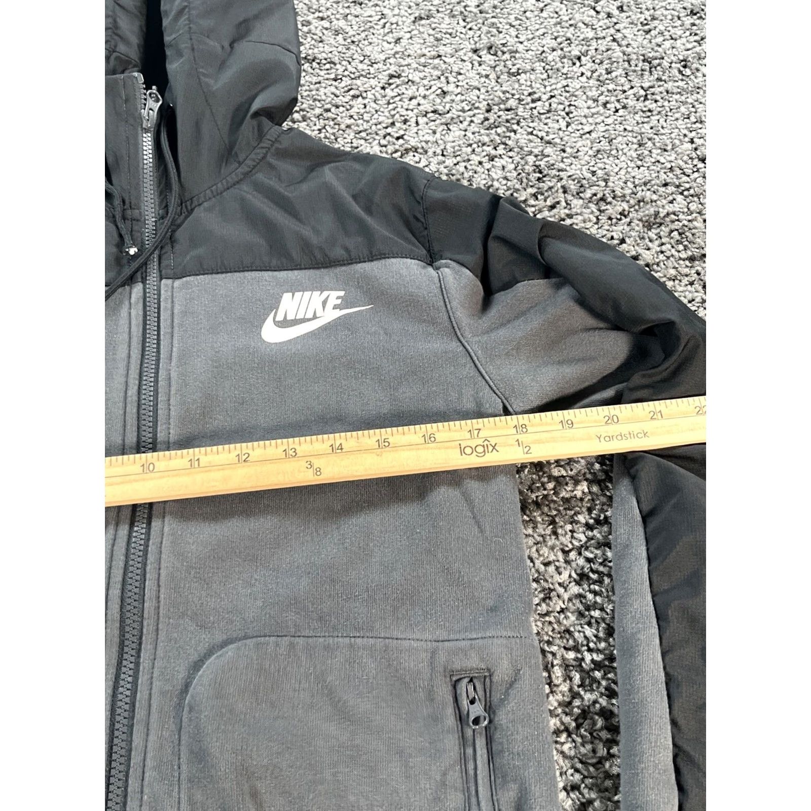 Nike Nike Hoodie Mens S Gray Full Zip Knit 2 Tone 807415-060 AV15 Sportswear Mens Size US S / EU 44-46 / 1 - 3 Thumbnail