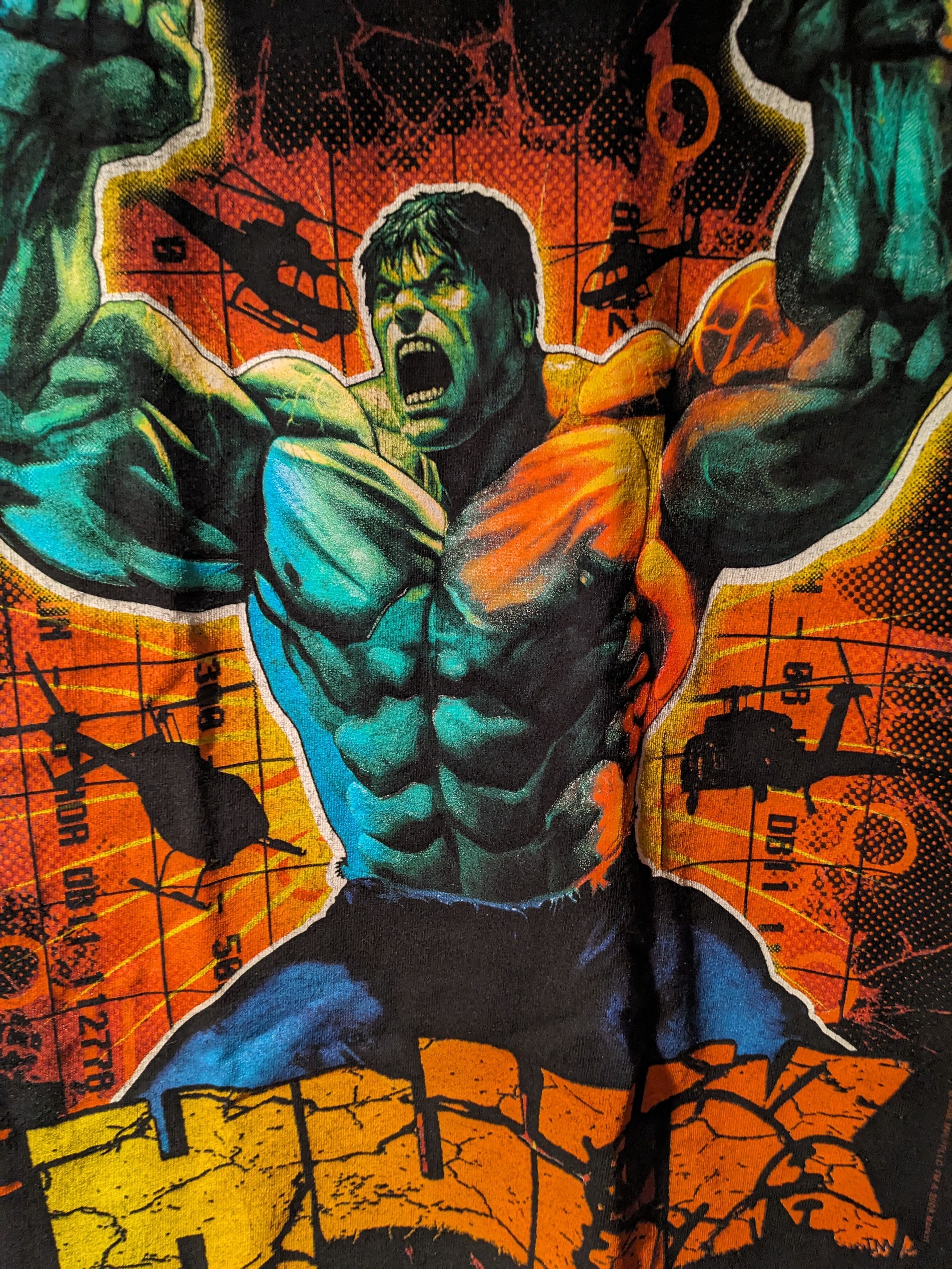 Marvel Comics × Vintage Vintage 2008 The Incredible Hulk Marvel Youth Large T-Shirt Size US L / EU 52-54 / 3 - 2 Thumbnail