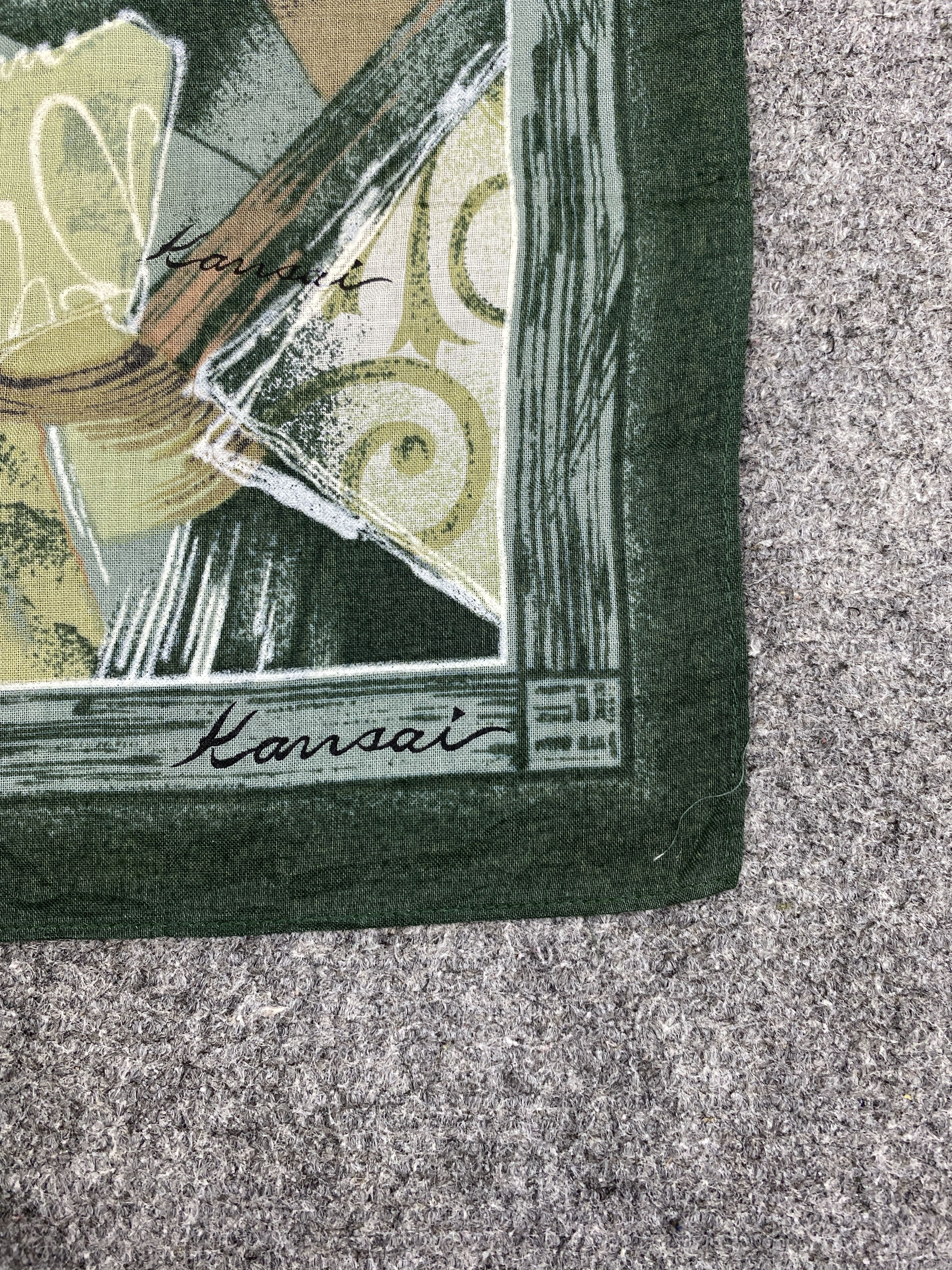 Japanese Brand Kansai Handkerchief / Bandana / Neckerchief HKC0239 Size ONE SIZE - 5 Thumbnail