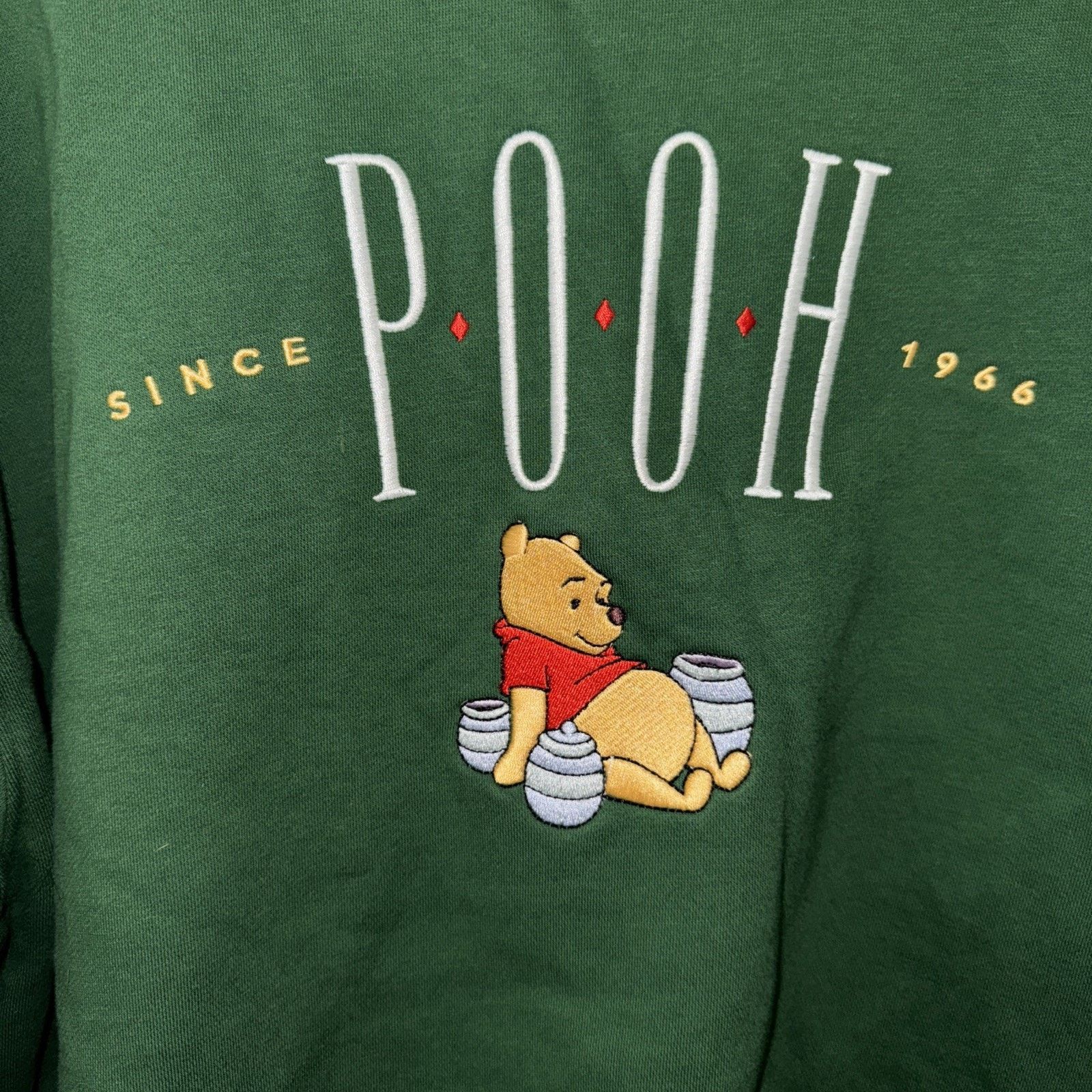 Disney Embroidered Oversized 2X Disney Winnie The Poo Sweatshirt Size US XXL / EU 58 / 5 - 2 Thumbnail