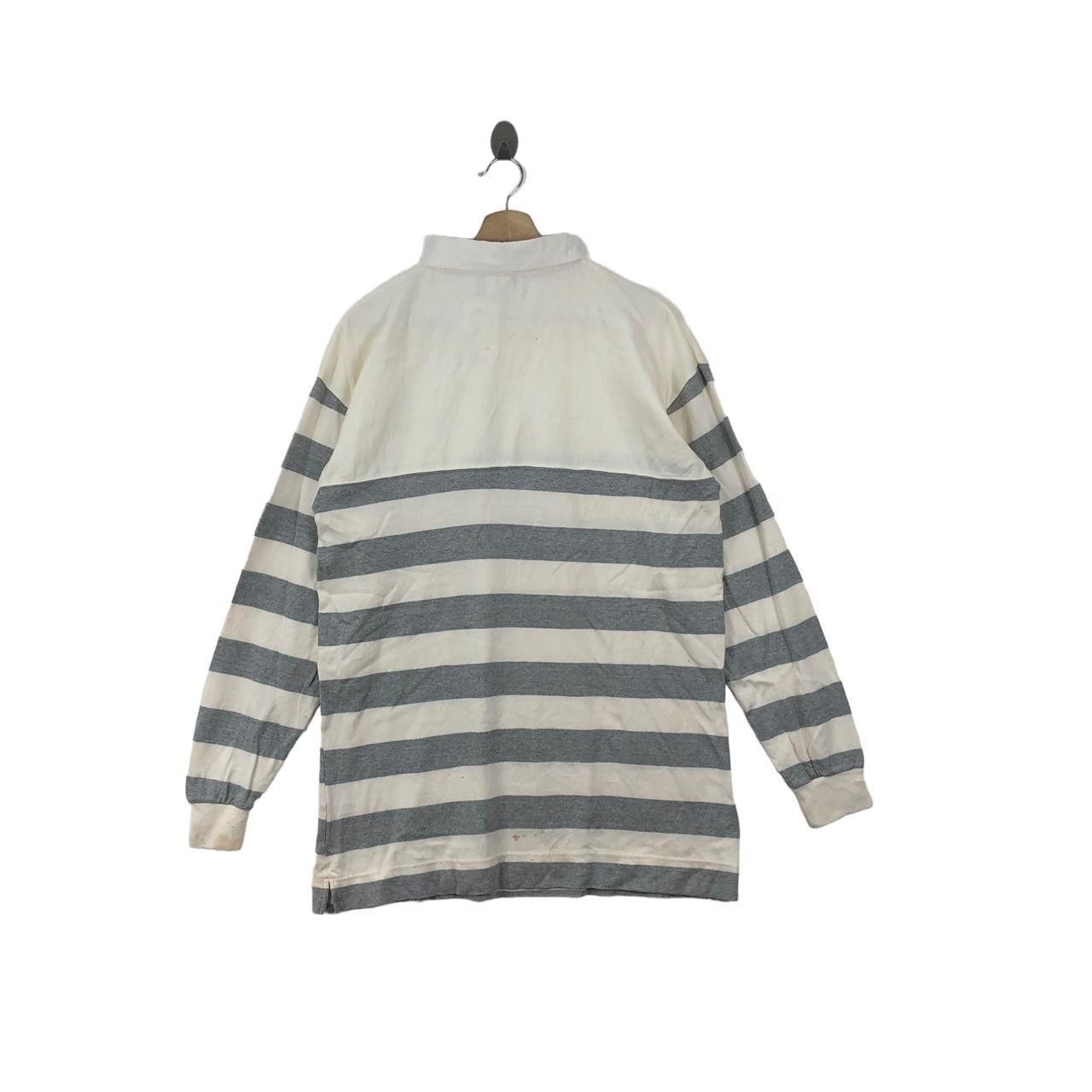 Other Vintage BOSS CLUB SPORTS Striped Rugby Polo Tee Shirt Size L / US 10 / IT 46 - 2 Thumbnail
