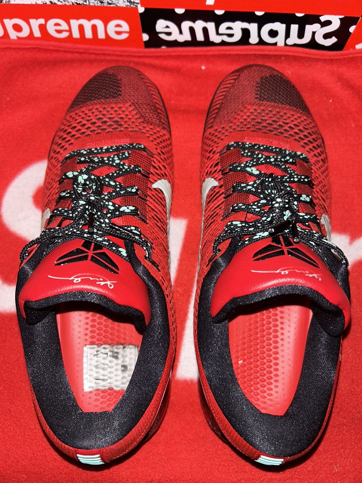 Nike Nike Kobe 9 Elite Low University Red 639045-600 size 12 VNDS Size US 12 / EU 45 - 4 Thumbnail