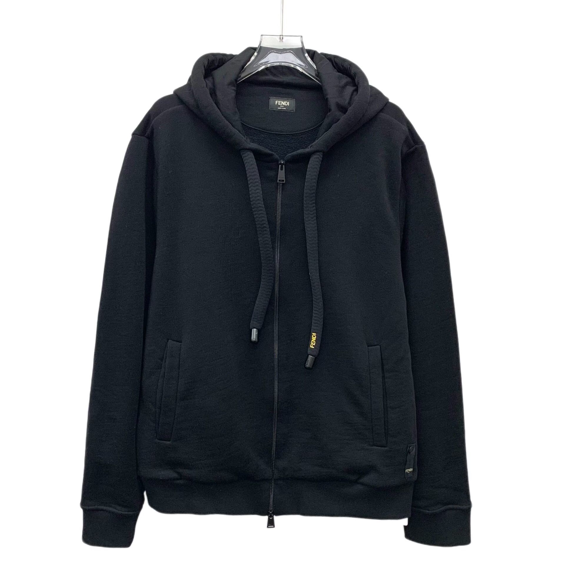 Fendi Fendi Wool Black Hoodie S Women Size S / US 4 / IT 40 - 1 Thumbnail