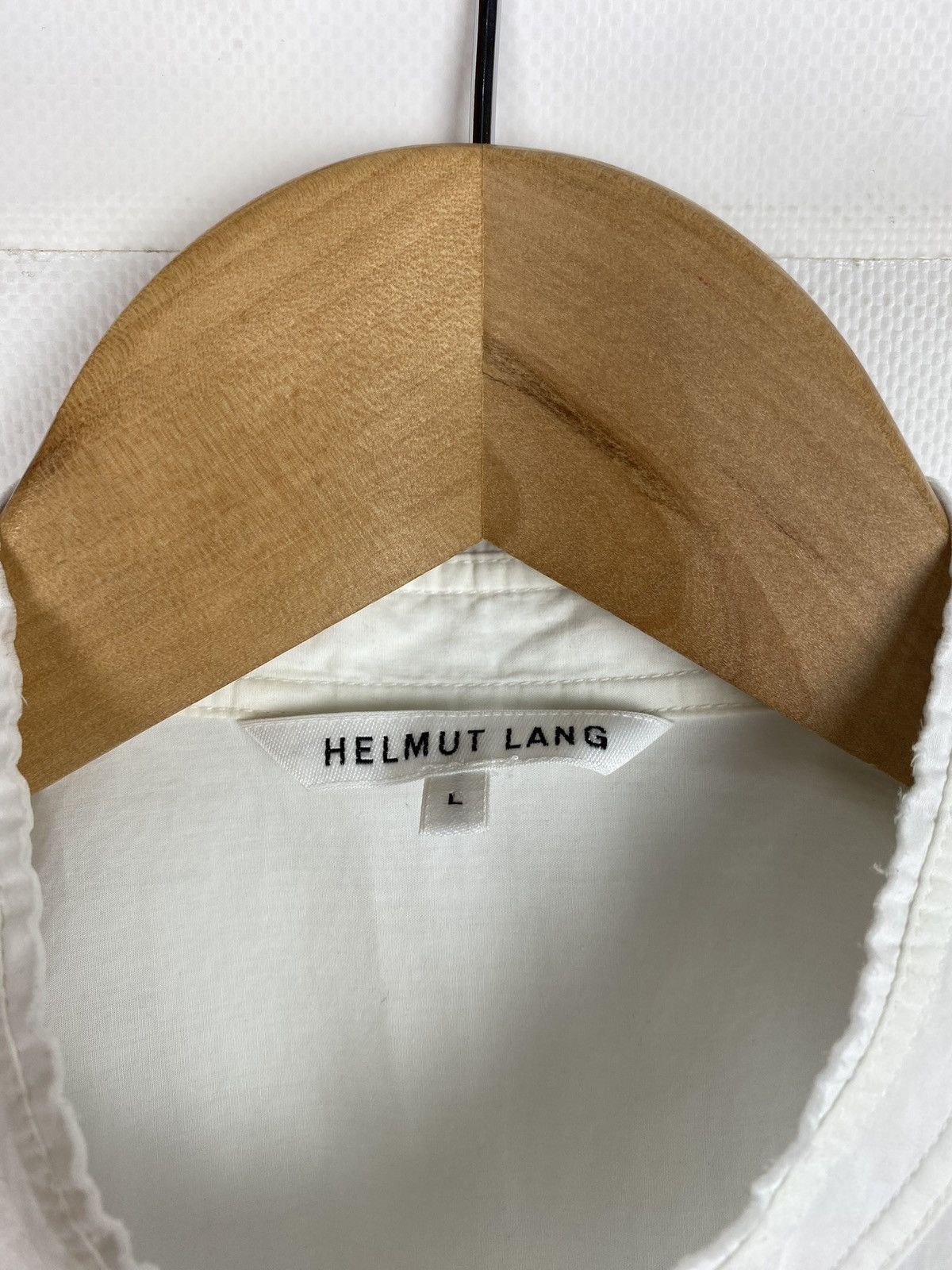 Designer × Helmut Lang Helmut Lang ladies short sleeve shirt size L Size L / US 10 / IT 46 - 9 Thumbnail