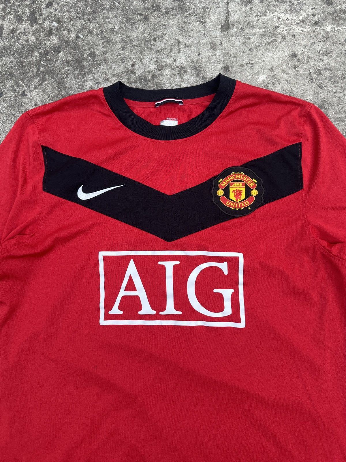 Nike Vintage Nike Manchester United Soccer Jersey Blokecore 09/10 Size US M / EU 48-50 / 2 - 2 Thumbnail