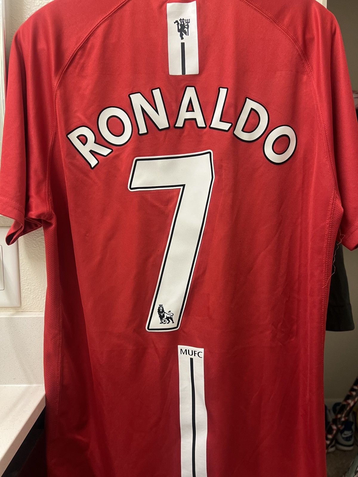 Nike Ronaldo 2007/08 Manchester United Home Jersey Size US S / EU 44-46 / 1 - 2 Thumbnail