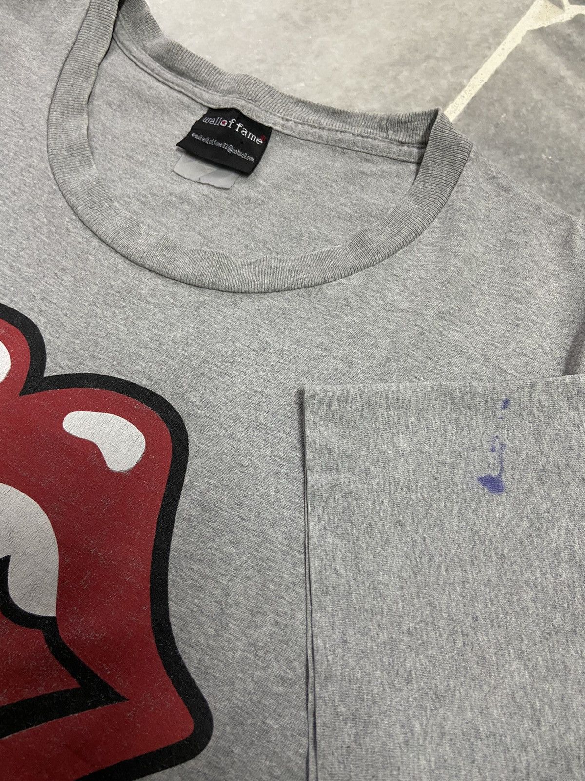 Band Tees × The Rolling Stones Vintage The Rolling Stones t Shirts Withstand World tour Size US L / EU 52-54 / 3 - 6 Thumbnail