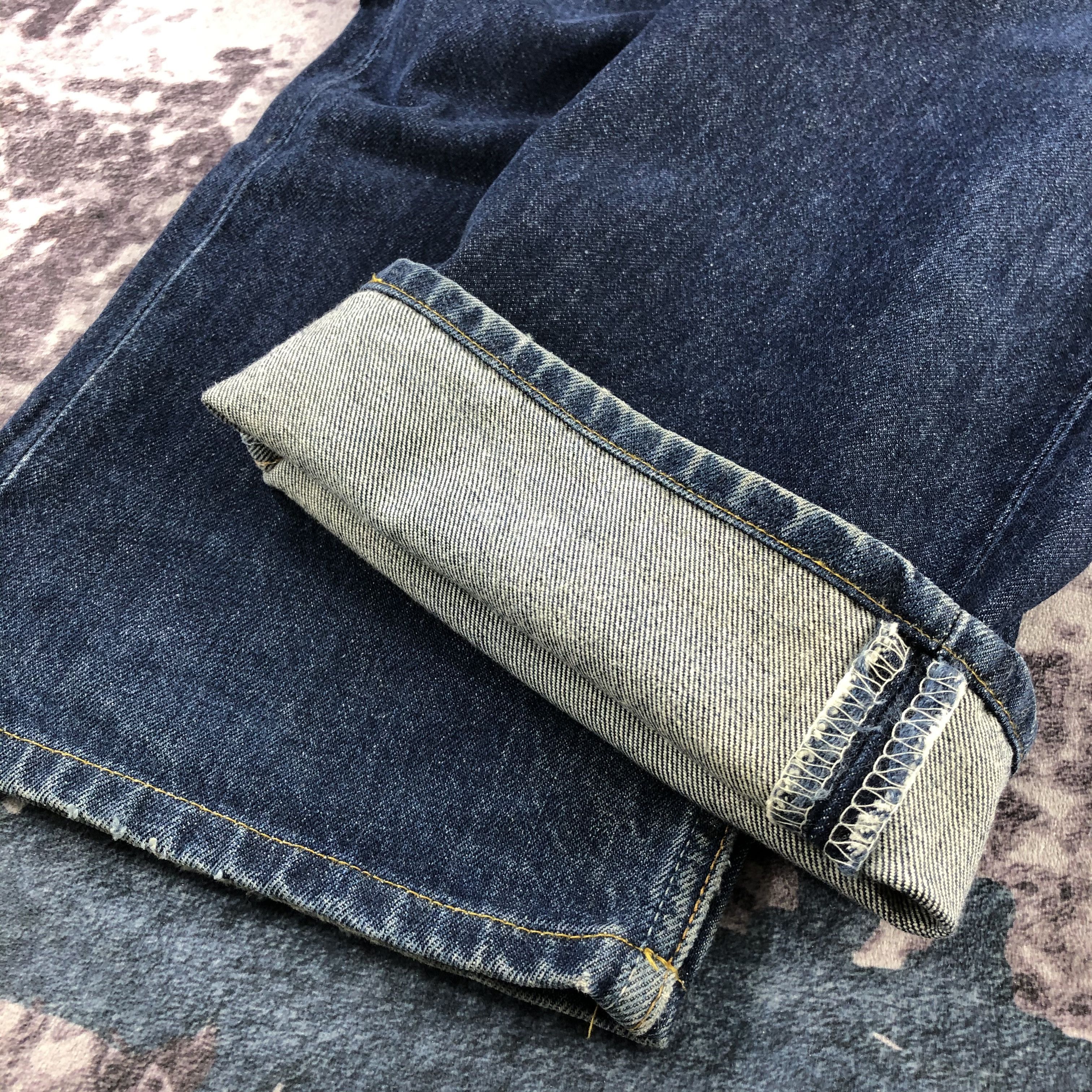 Levi's 90s Vintage Blue Wash Levis 501 Jeans-JM2717 Size US 39 - 8 Thumbnail