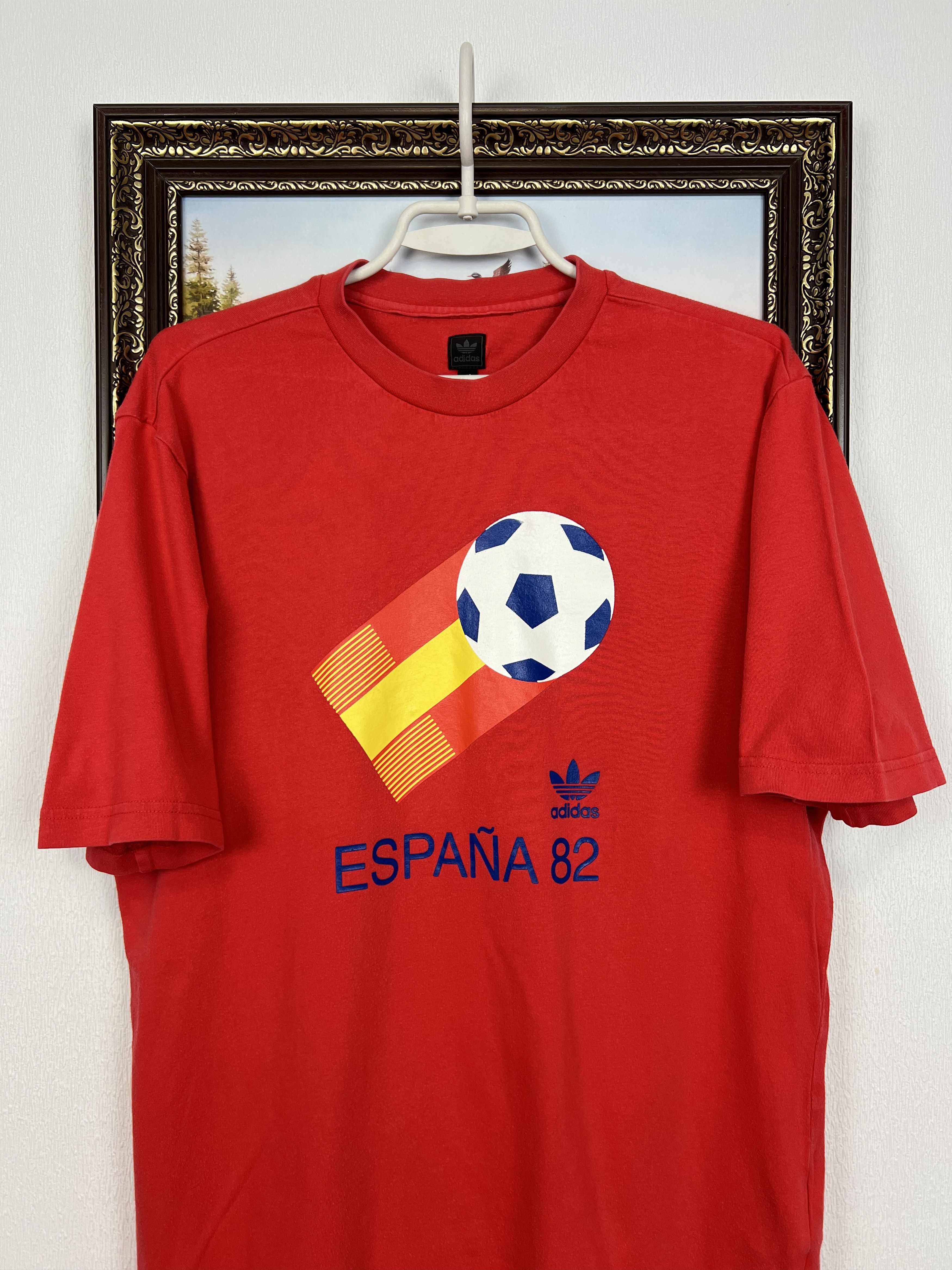 Adidas Vintage Adidas Originals Spain World Cup Football Shirt Size US M / EU 48-50 / 2 - 2 Thumbnail
