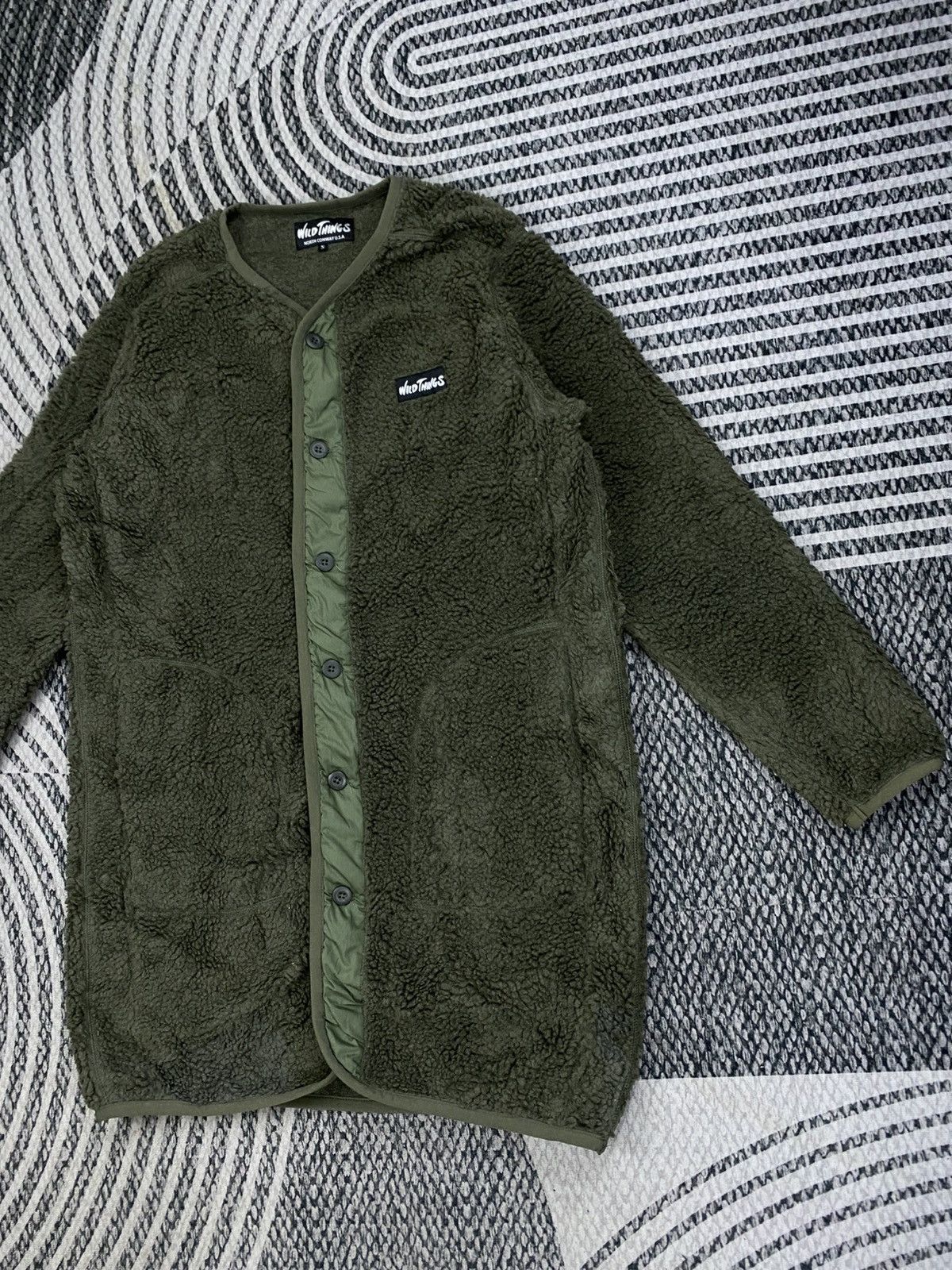 Wild Things Wild Things Sherpa Buttoned Long Jacket Size US M / EU 48-50 / 2 - 4 Thumbnail
