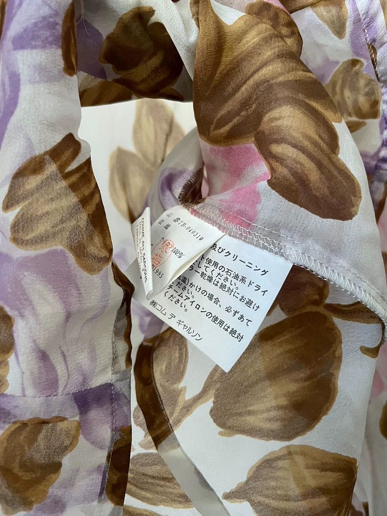 Comme des Garcons Comme des Garçons Medieval Ladies Floral Long Sleeve Shirt Size ONE SIZE - 6 Thumbnail