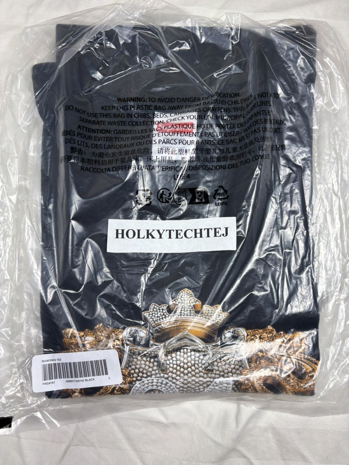Supreme Supreme Diamonds Tee Size US L / EU 52-54 / 3 - 2 Thumbnail