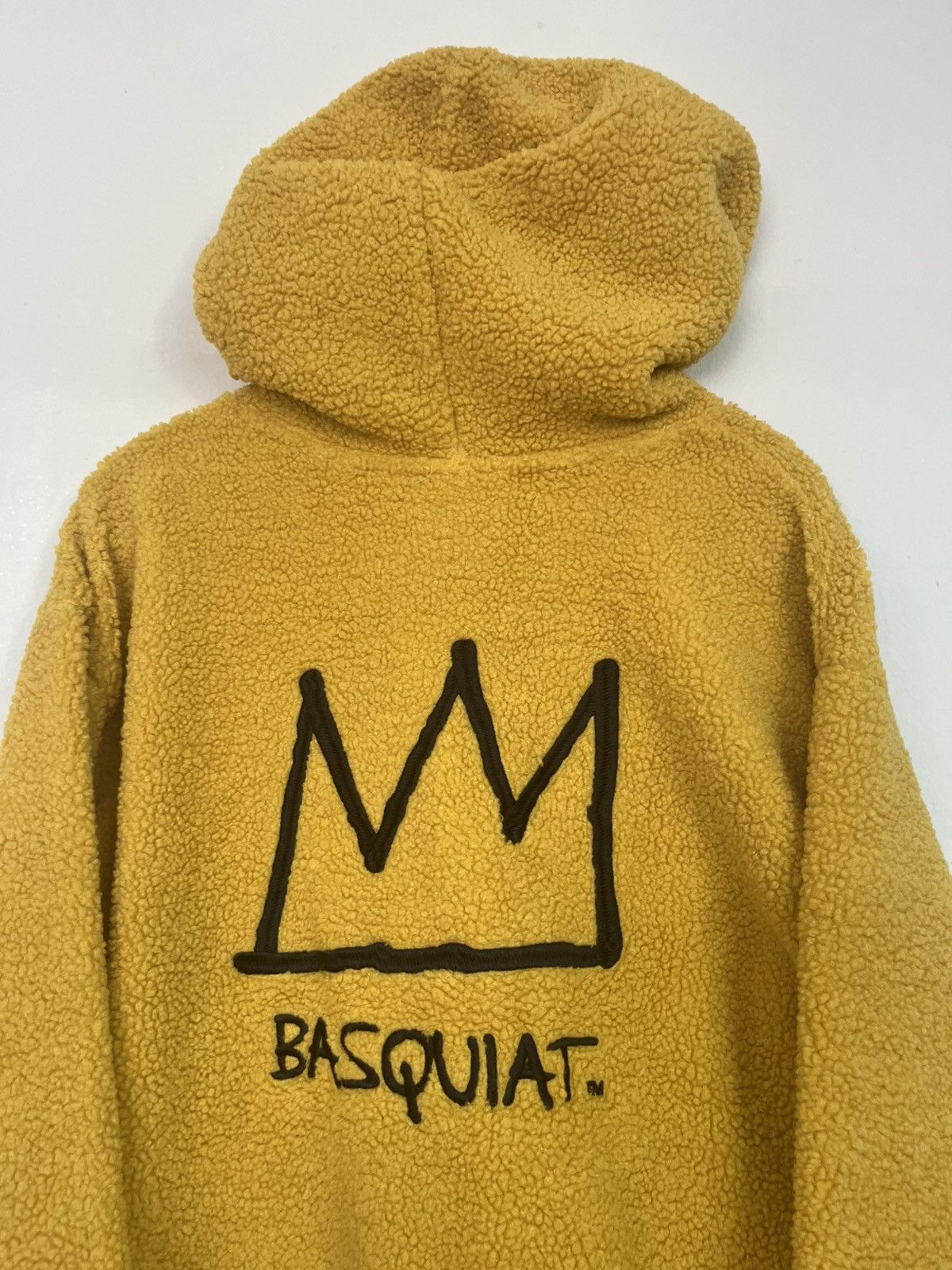 Jean-Michel Basquiat 💥VERY RARE JMB BASQUAIT X CLRIDE High Pile Deep Pile Hoodie Size US L / EU 52-54 / 3 - 4 Thumbnail