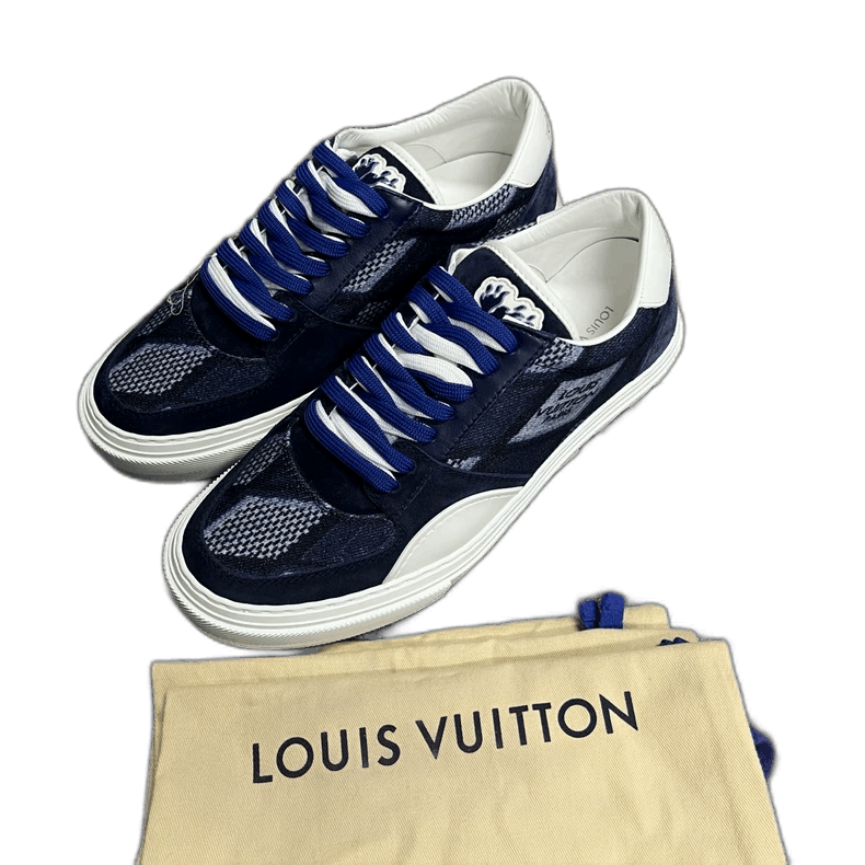 Louis Vuitton Louis Vuitton Blue Low Top Casual Sneakers-2506 Size US 5 / EU 37 - 1 Thumbnail