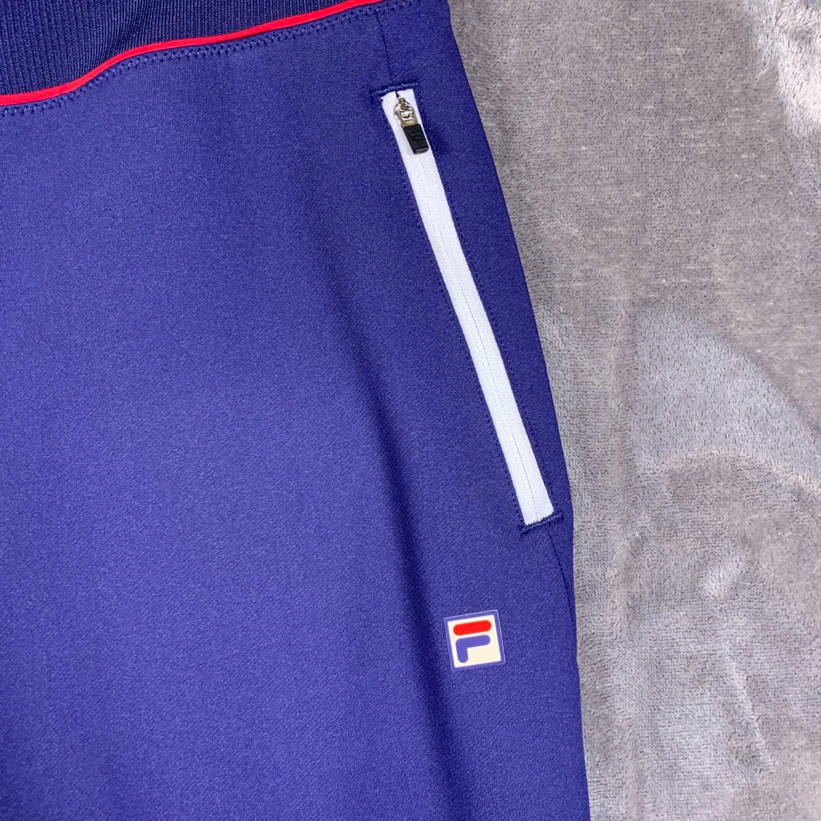 Fila NEW Fila Women’s Heritage Track Pants Sz. L Blue Size 36" / US 14 / IT 50 - 4 Thumbnail