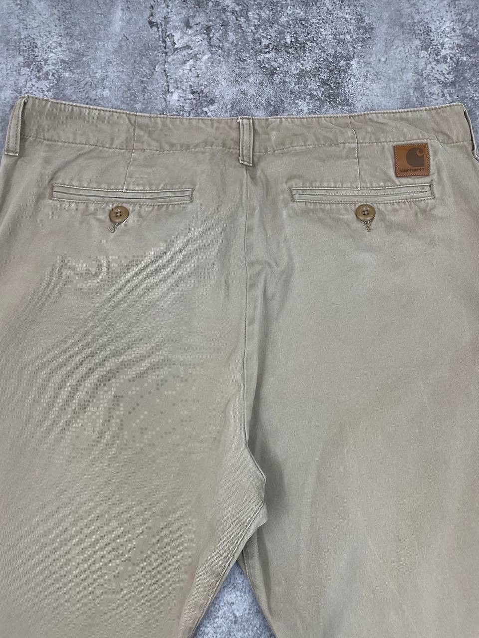 Carhartt Carhartt WIP Men Club Chino Pants Straight Fit Beige Size 36 Size US 36 / EU 52 - 2 Thumbnail