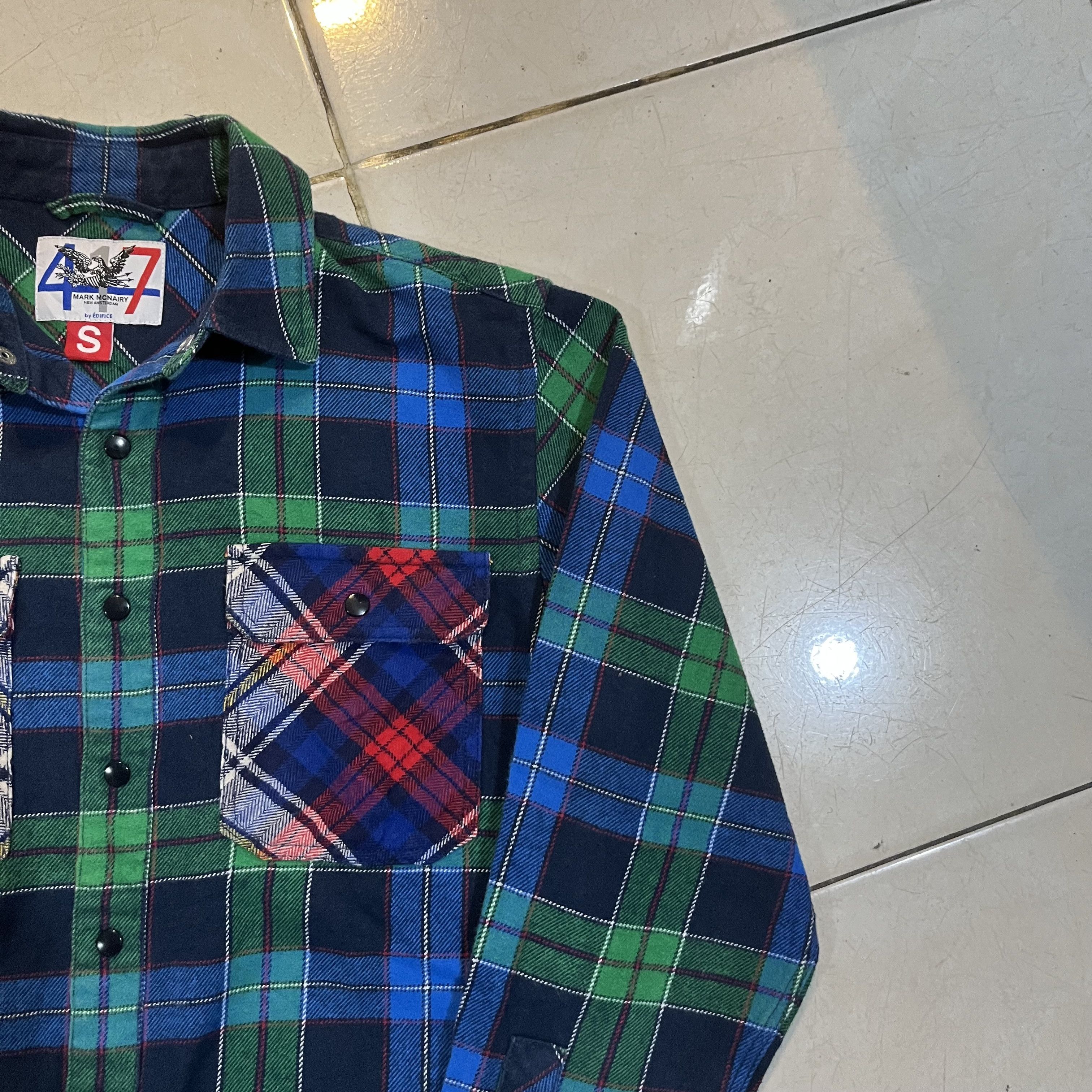 Edifice Japan × Issey Miyake × Japanese Brand Edifice long sleeve flannel shirt Size US S / EU 44-46 / 1 - 3 Thumbnail