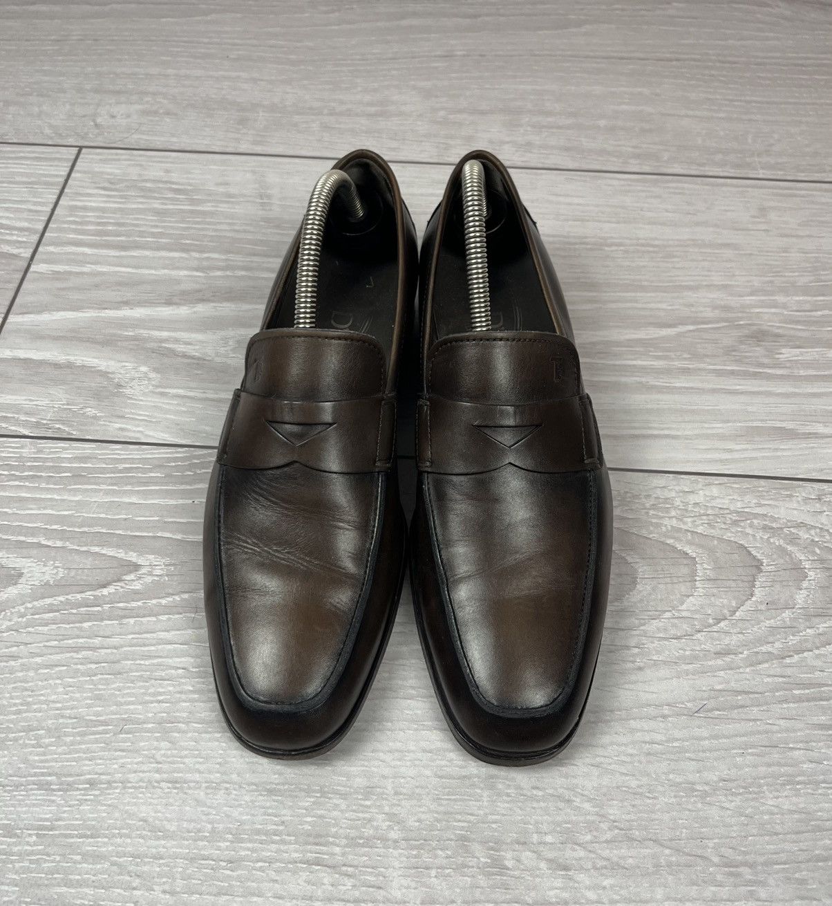 Tod's Tod’s Italy Brown Leather Penny Loafers Shoes Size US 8 / EU 41 - 5 Thumbnail