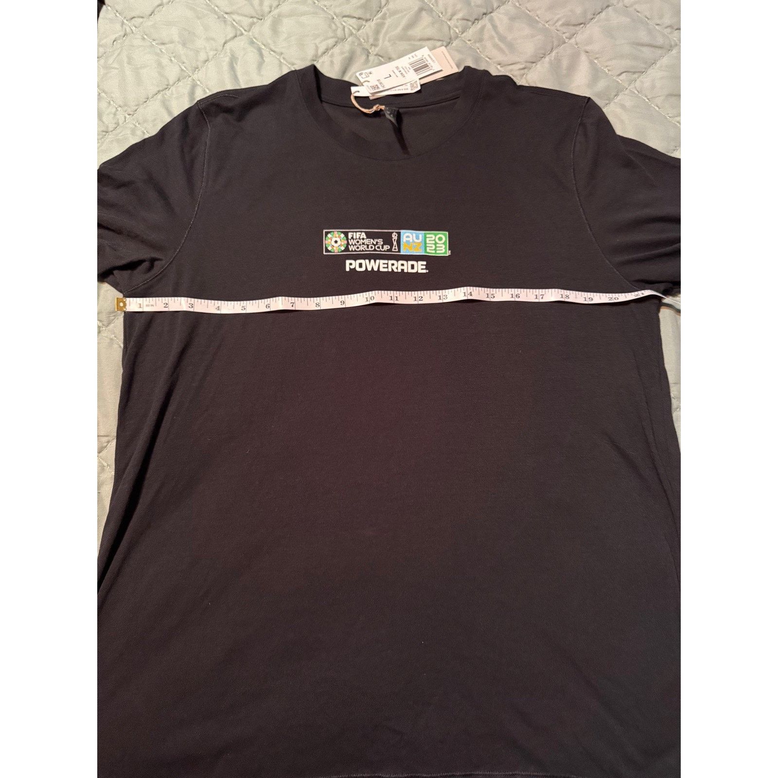 Adidas NWT FIFA Women’s World Cup 2023 Adidas Black Tee Sz L Size US L / EU 52-54 / 3 - 11 Thumbnail