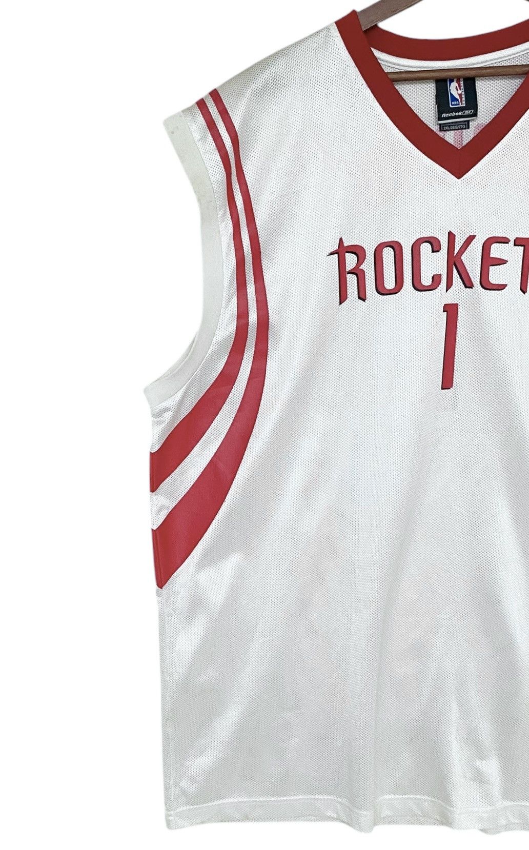 NBA × Reebok × Vintage Vintage Brand Reebok Team NBA Rocket Sleeveless Jersey 2000s Size US XXL / EU 58 / 5 - 3 Thumbnail