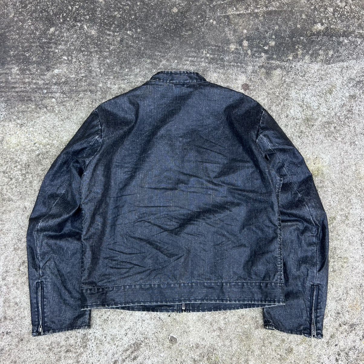 Calvin Klein × Vintage 🔥Rare 🔥Vintage Calvin Klein Linen Jacket Bikers Style Size US L / EU 52-54 / 3 - 13 Thumbnail