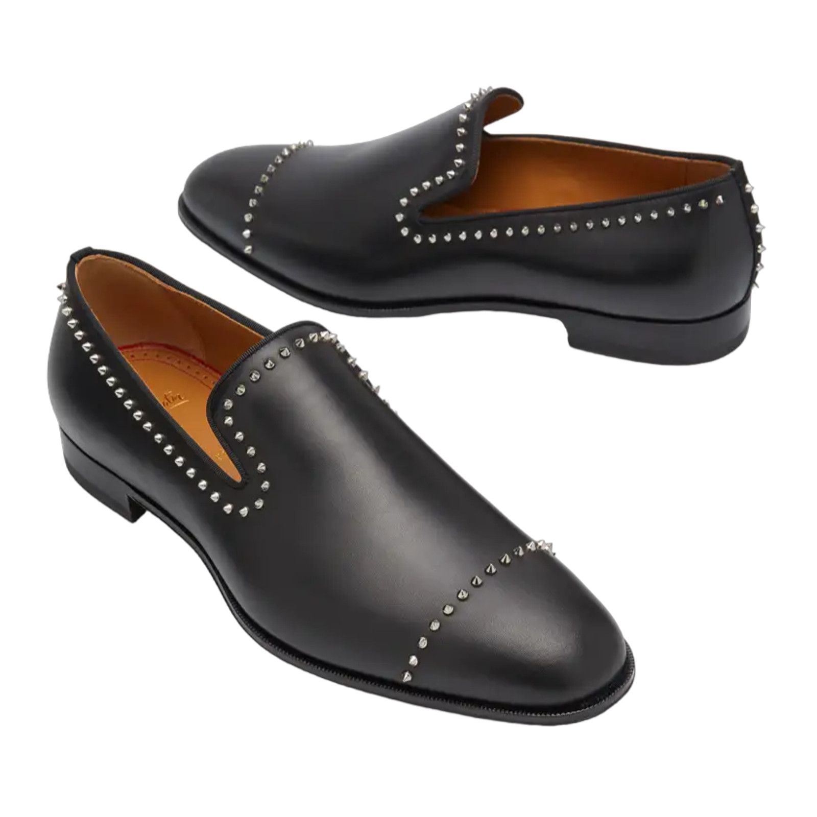 Christian Louboutin Christian Louboutin Calf Leather Spike Dress Loafer 42 9 Size US 9 / EU 42 - 1 Thumbnail