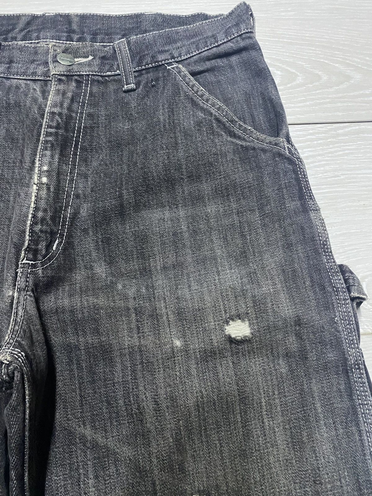 Carhartt Carhatt Cropped Cargo Pants Denim Size US 30 / EU 46 - 4 Thumbnail