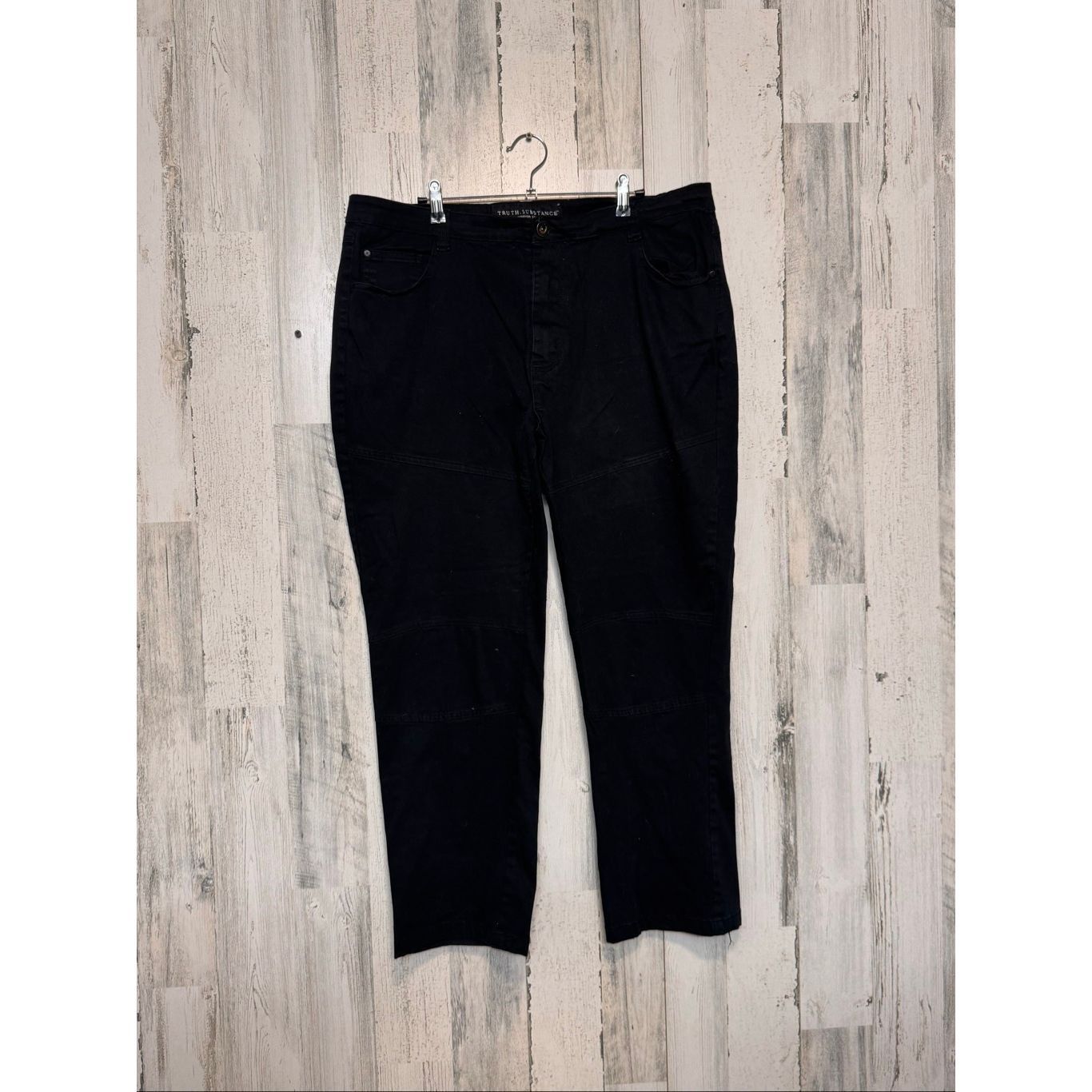 Other Truth Substance Men’s Black Pants 42x32 | Stretch Cotton Cas Size US 42 / EU 58 - 1 Thumbnail