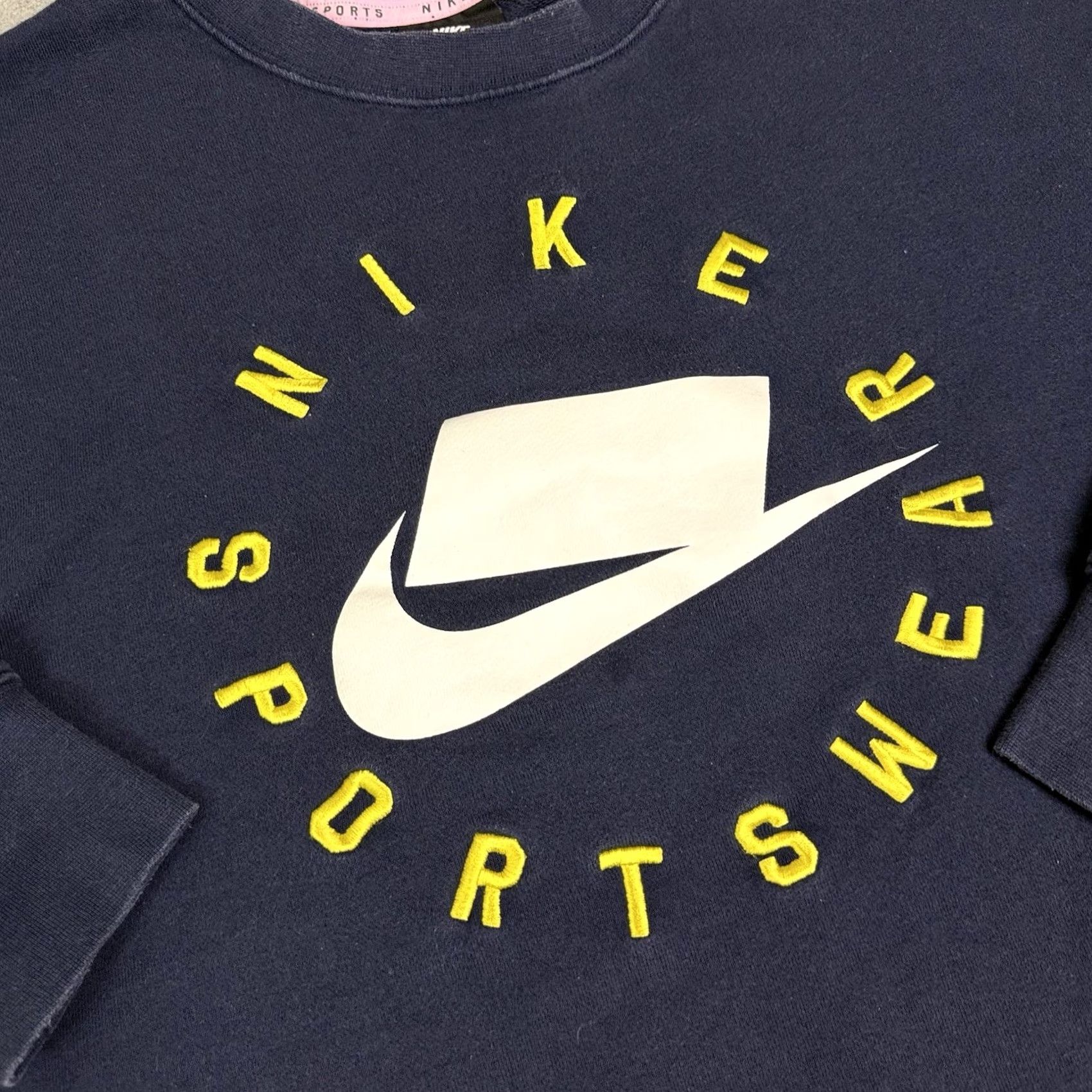 Nike Nike Sportswear Sweatshirt Womens Medium Blue Logo Oversized Pullover Shirt Size M / US 6-8 / IT 42-44 - 2 Thumbnail