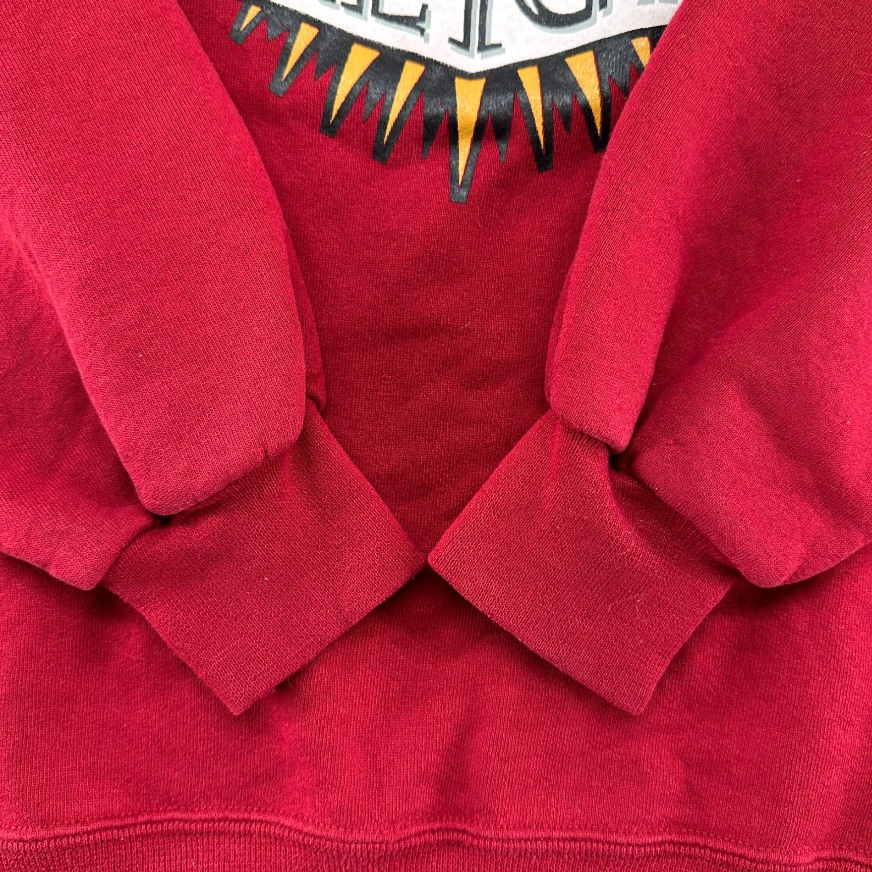 Russell Athletic VINTAGE Russell Sweatshirt Mens L Red Pullover 1/2 Zip Cotton 90s Seattle Reign Sweatshirt Size US L / EU 52-54 / 3 - 3 Thumbnail