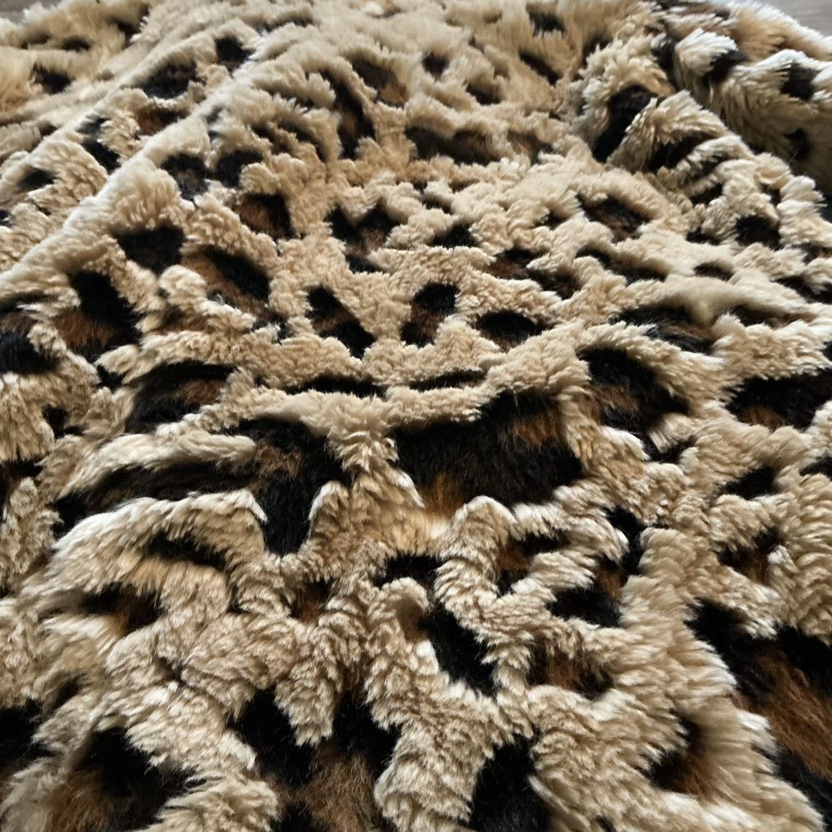Junya Watanabe FW18 Jacquard Cheetah Faux Fur Coat Size US M / EU 48-50 / 2 - 4 Thumbnail