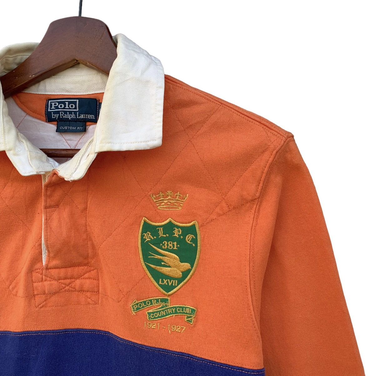Polo Ralph Lauren × Rugby Ralph Lauren × Vintage Vintage 90s Polo Ralph Lauren 7 Polo Rugby Sweatshirt Size M / US 6-8 / IT 42-44 - 3 Thumbnail