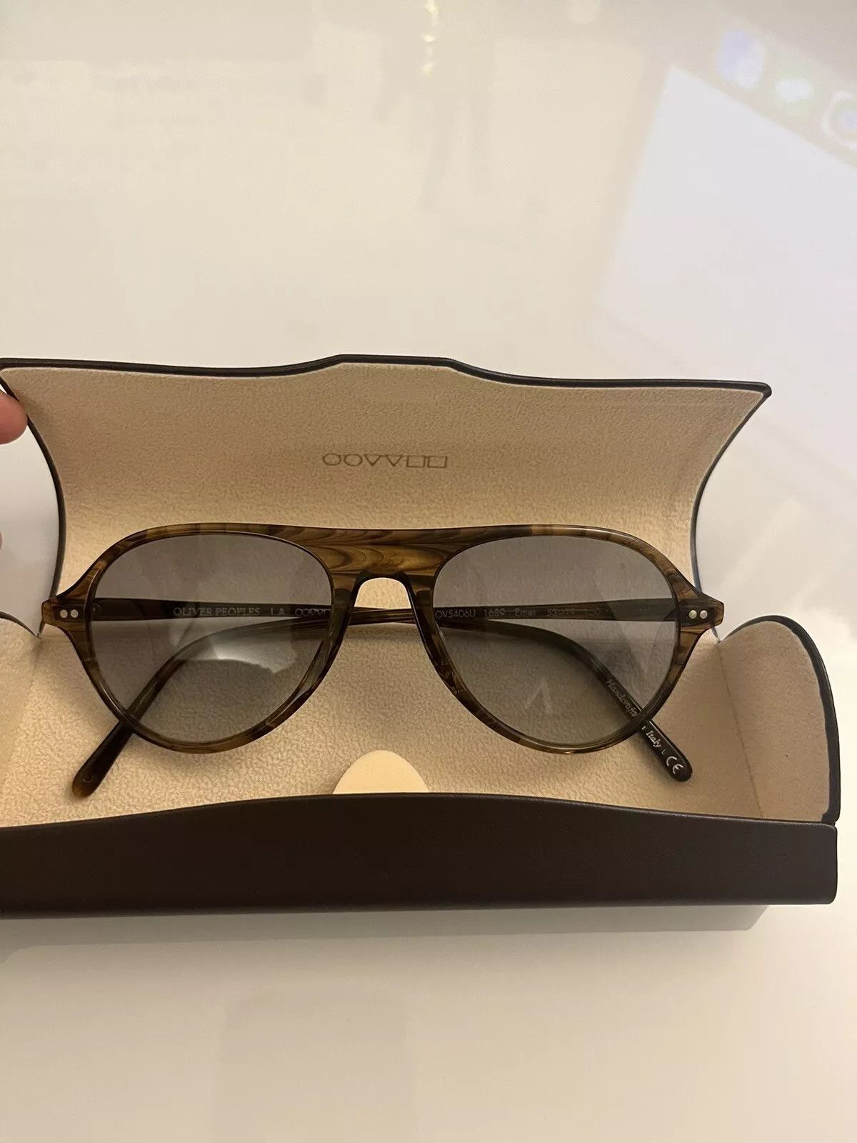 Oliver Peoples OLIVER PEOPLES Emet 50mm Navigator Optical Frames Size ONE SIZE - 5 Thumbnail