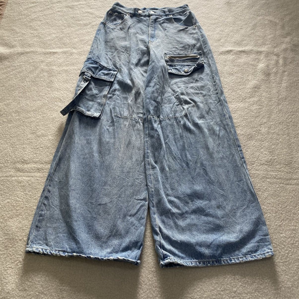 Hysteric Glamour × If Six Was Nine × Le Grande Bleu (L.G.B.) Ray Cassin Baggy Wide Jeans w26 Size 26" / US 2 / IT 38 - 1 Thumbnail