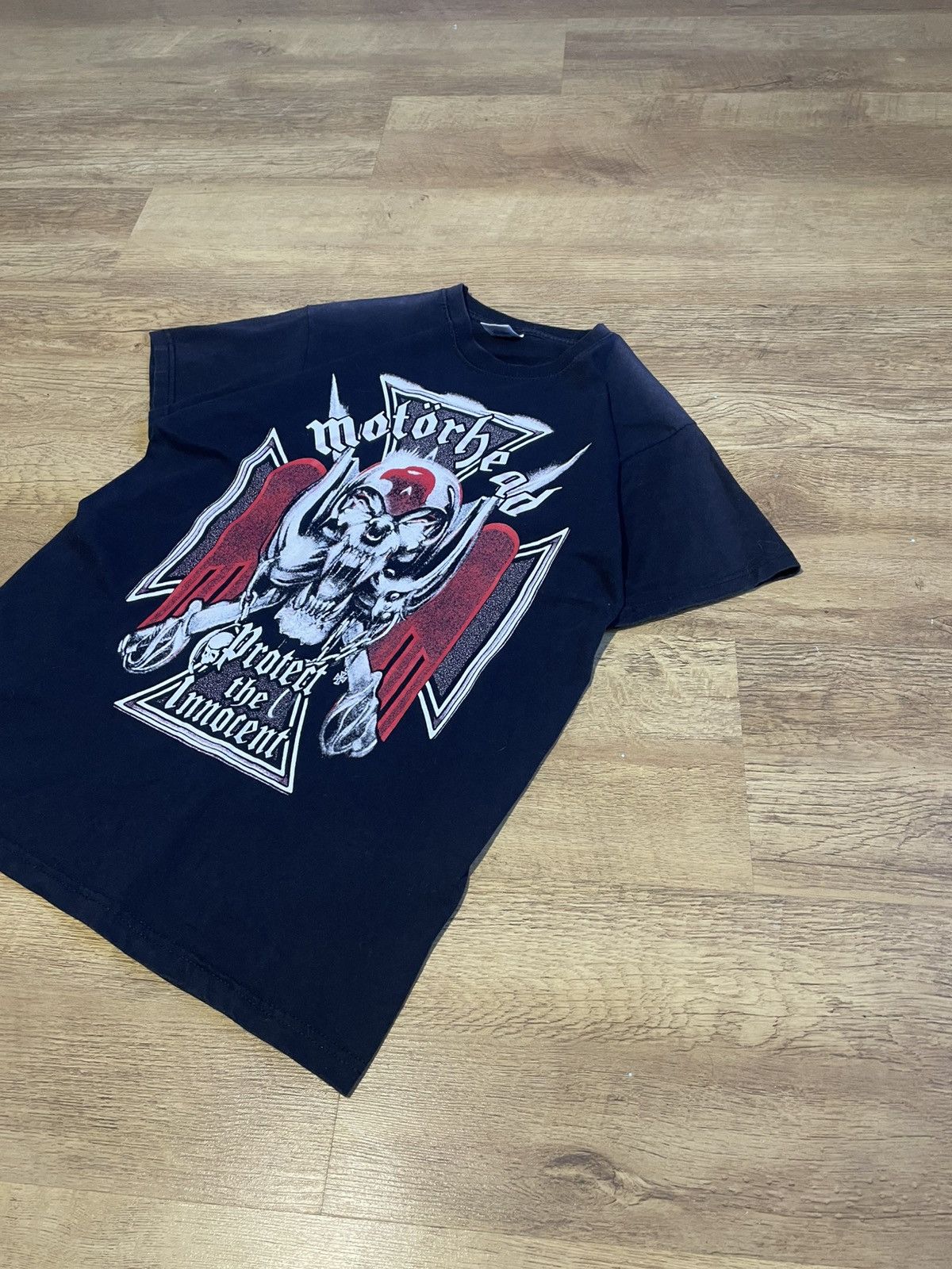 Le Grande Bleu (L.G.B.) Vintage Motor Head Protect to Innocent Big Logo Angry Tee Size US S / EU 44-46 / 1 - 3 Thumbnail