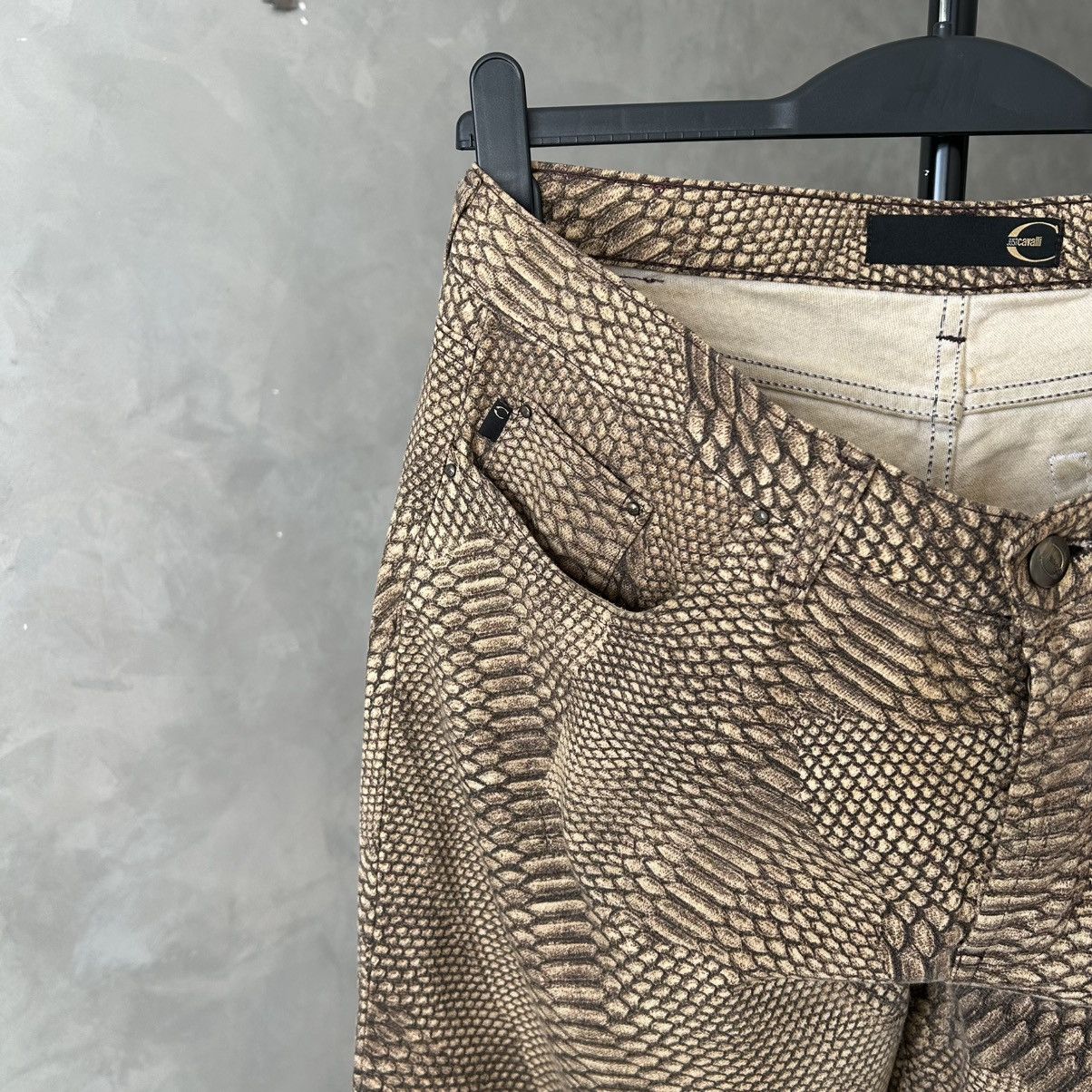 Just Cavalli 00s Just Cavalli Python Snakeskin Flared Pants Size US 32 / EU 48 - 11 Thumbnail