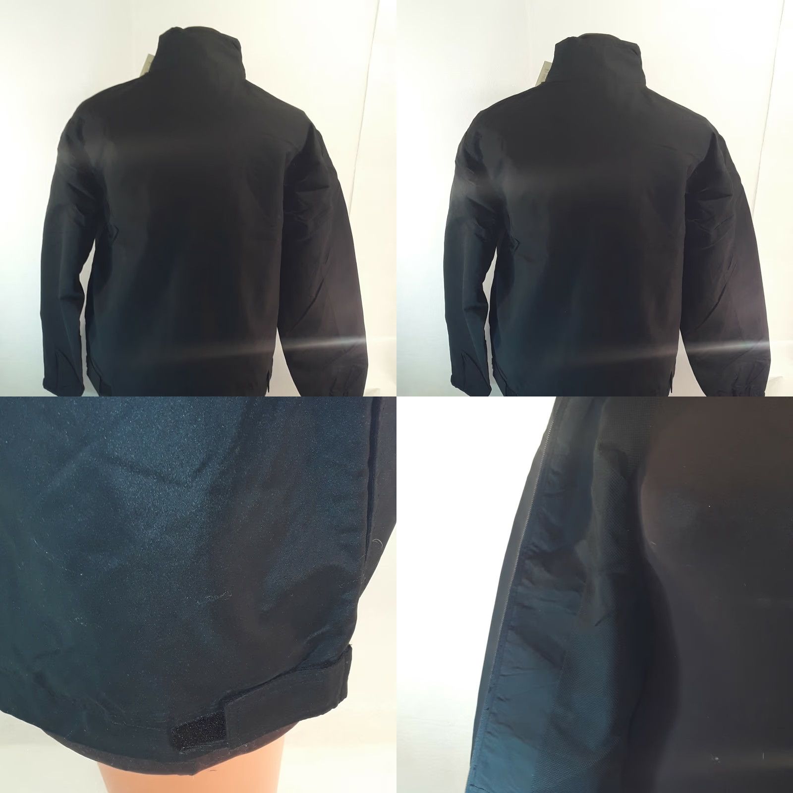 Vintage WOMENS GOLFERS HERITAGE BLACK WINDBREAKER CROSS NWT FULLZIP W/ POCKETS SMALL C11 Size S / US 4 / IT 40 - 8 Thumbnail