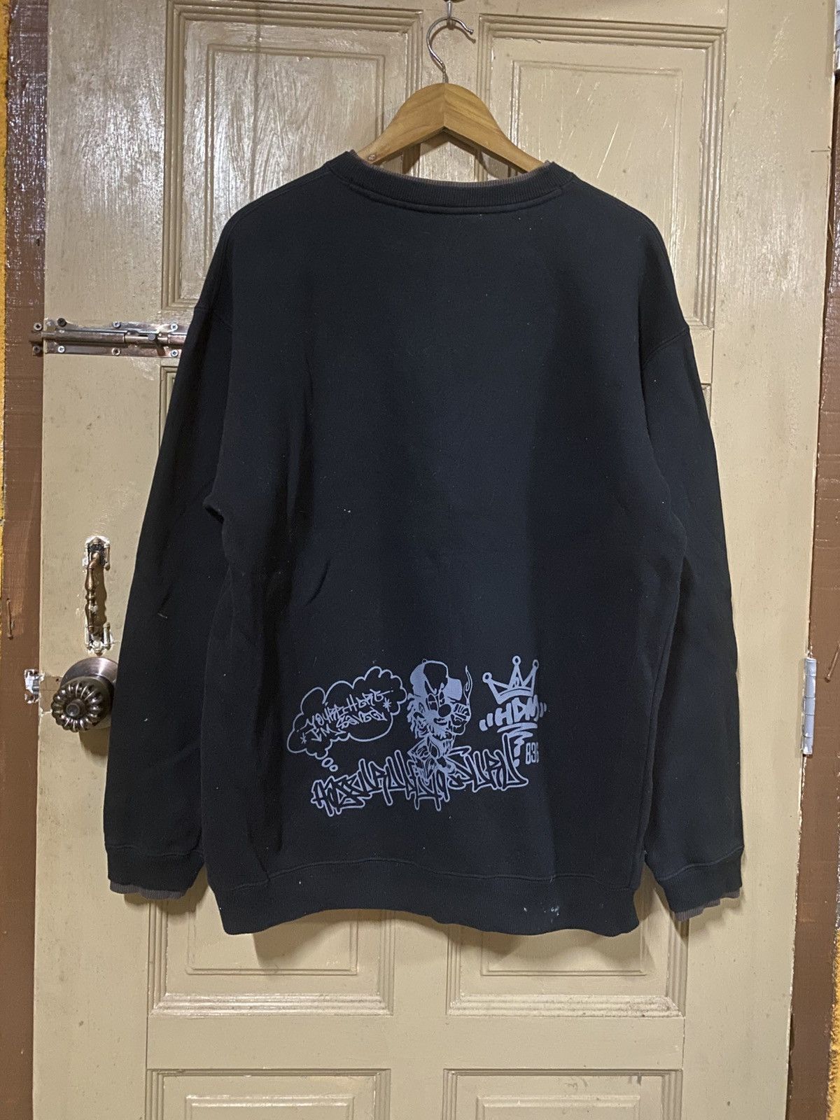Other Vintage Hip-Hop Graffiti Sweatshirt Japanese Streetwear Size US XL / EU 56 / 4 - 5 Thumbnail